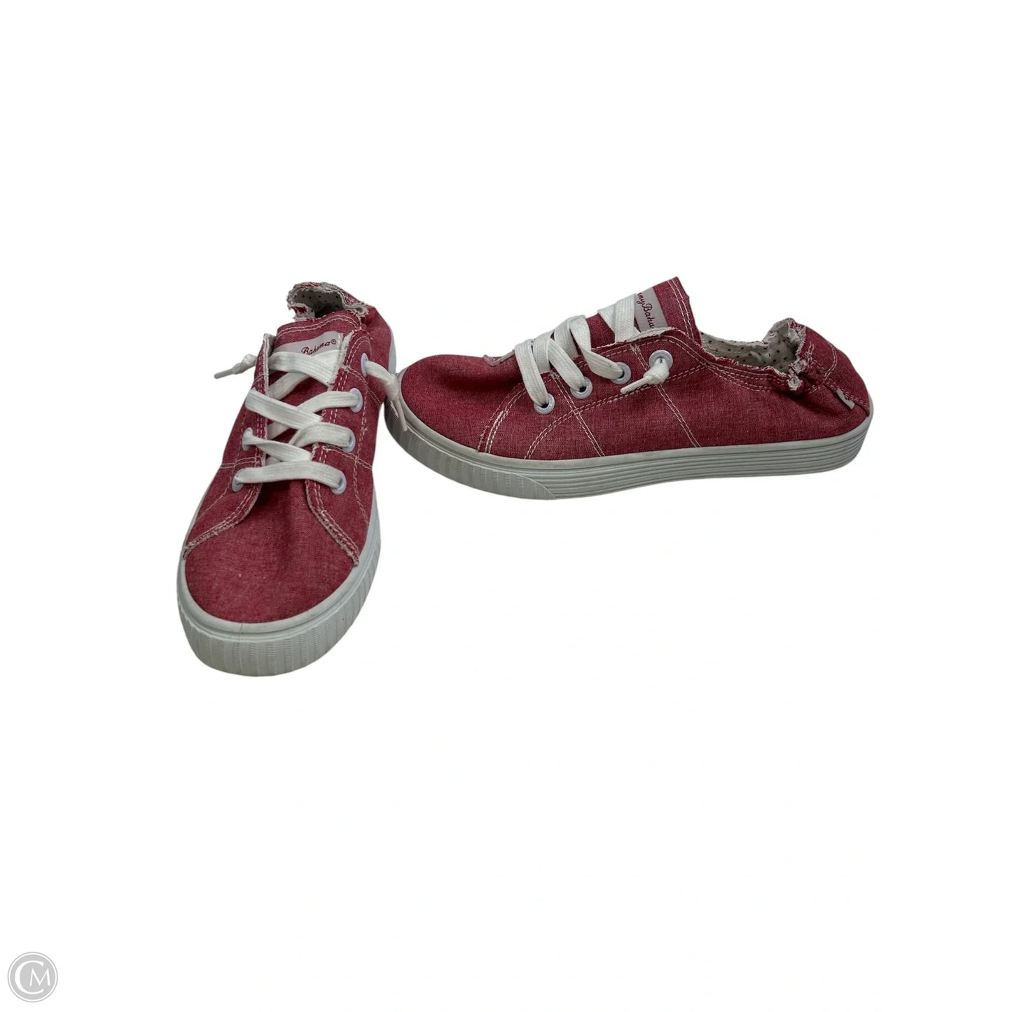 Shoes Sneakers By Clothes Mentor In Red & White, Size: 8.5