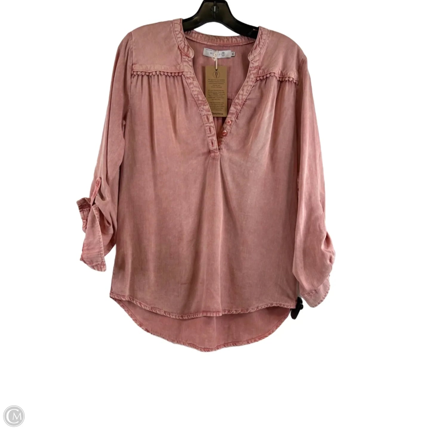 Top Long Sleeve By Clothes Mentor In Orange, Size: Xs