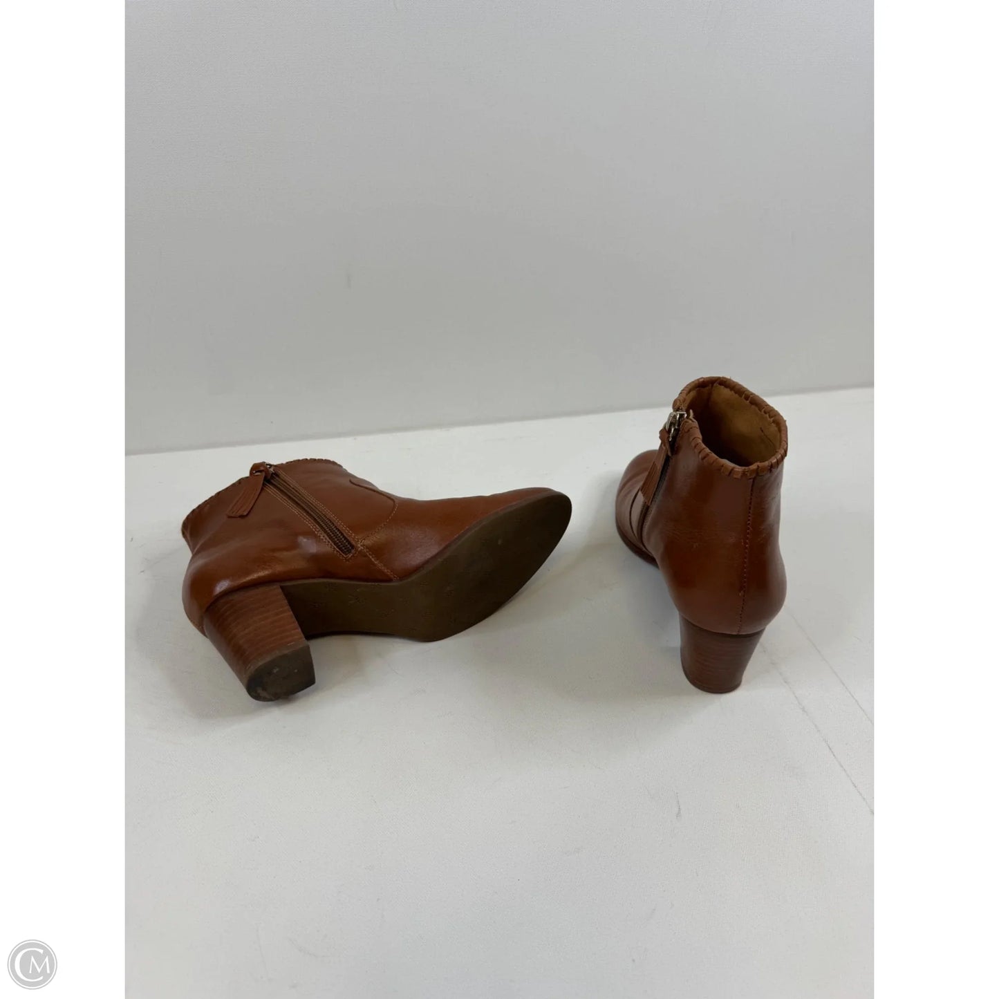 Boots Ankle Heels By Jack Rogers In Tan, Size: 8