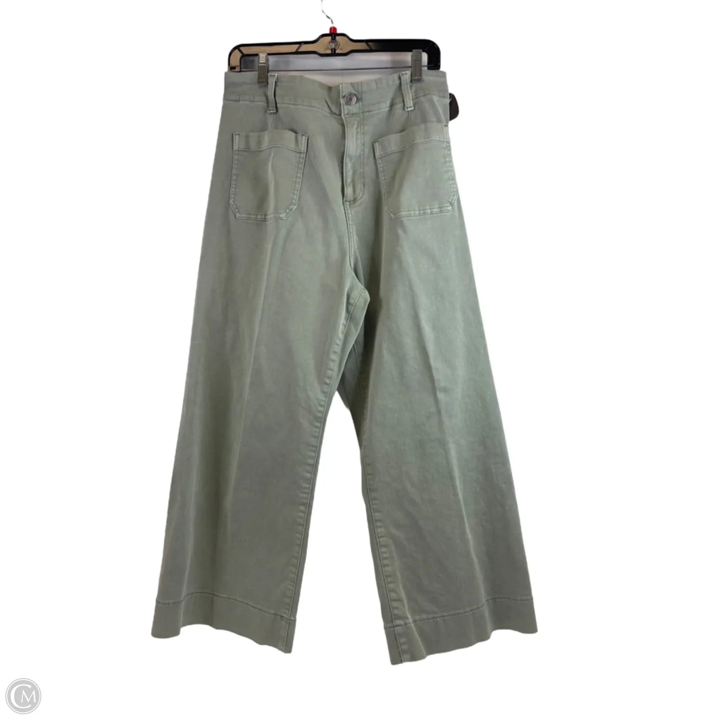 Jeans Wide Leg By Lc Lauren Conrad In Green, Size: 12