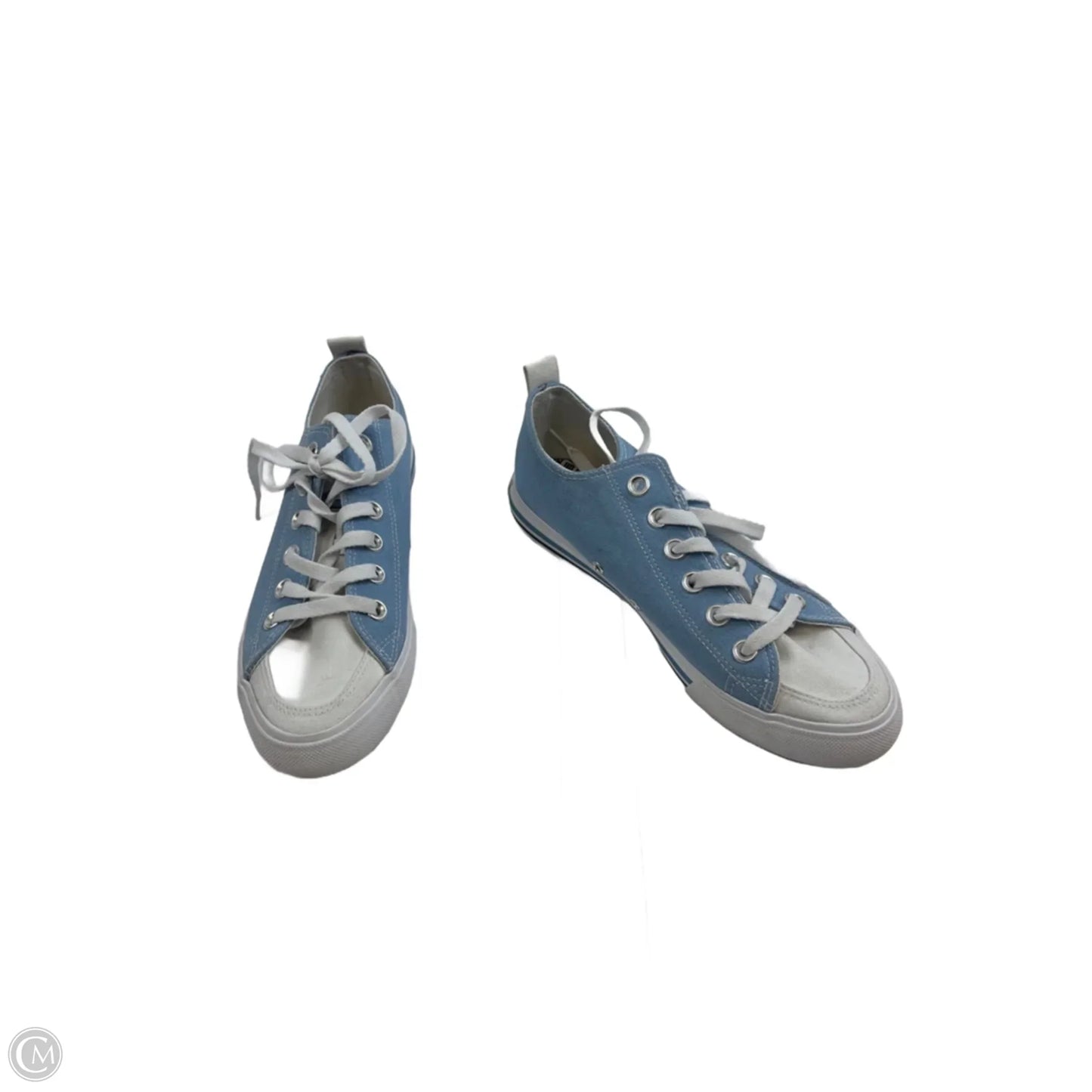Shoes Sneakers By Clothes Mentor In Blue & White, Size: 7