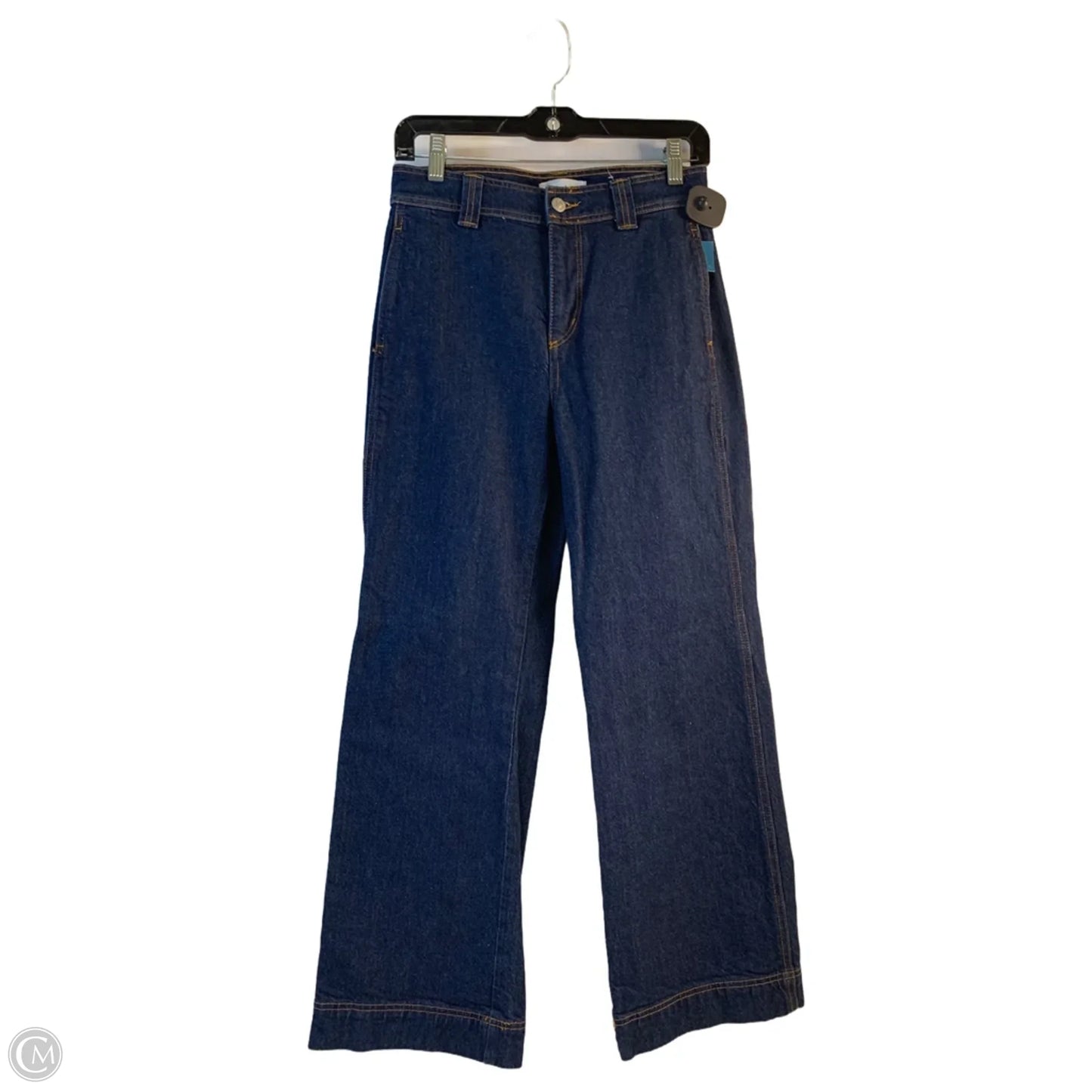 Jeans Wide Leg By Loft In Blue Denim, Size: 0