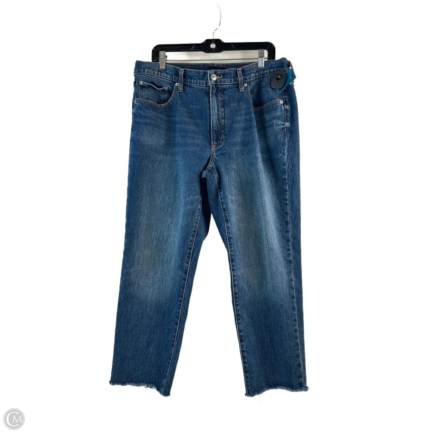 Jeans Straight By Free Assembly In Blue Denim, Size: 12