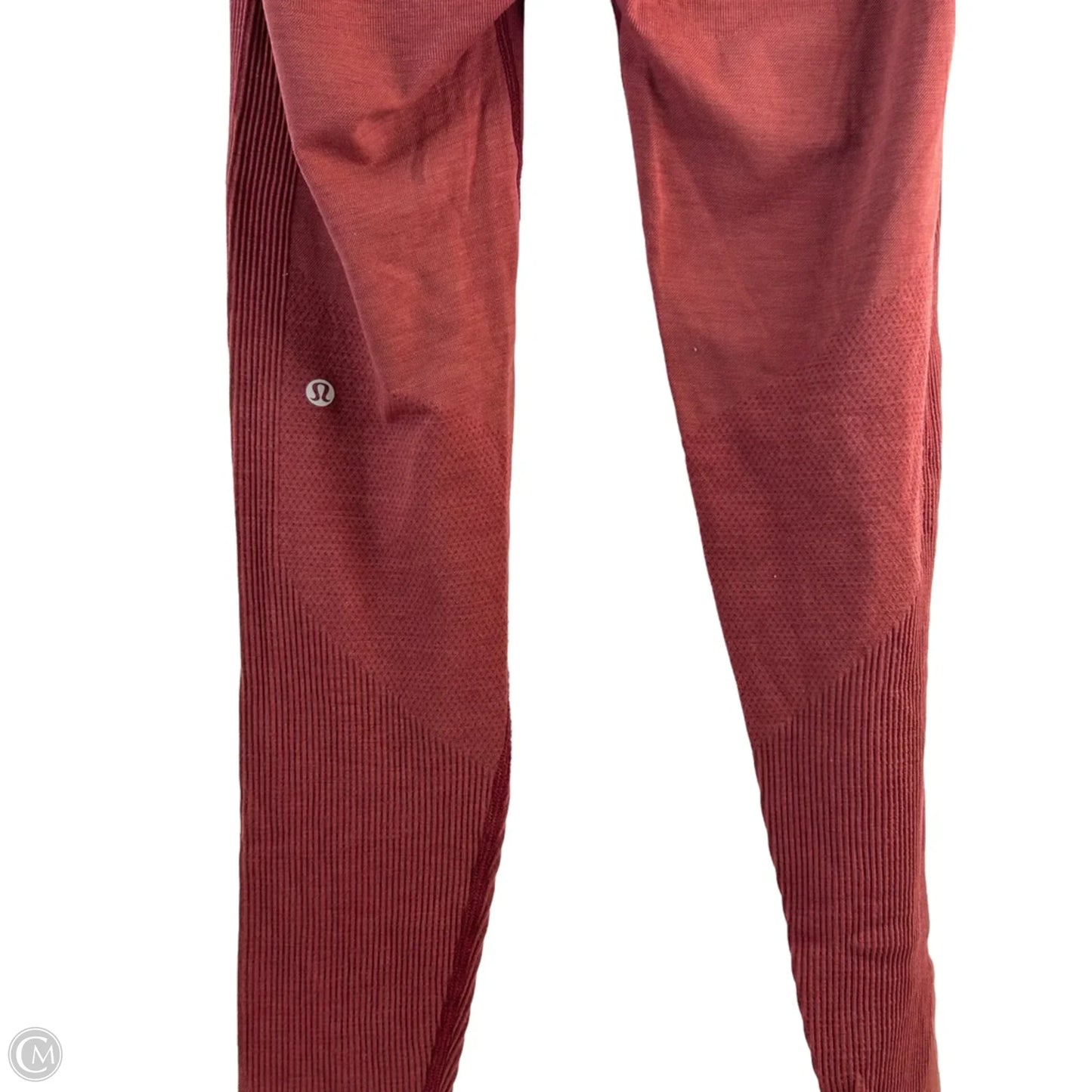 Athletic Leggings By Lululemon In Copper, Size: Xl