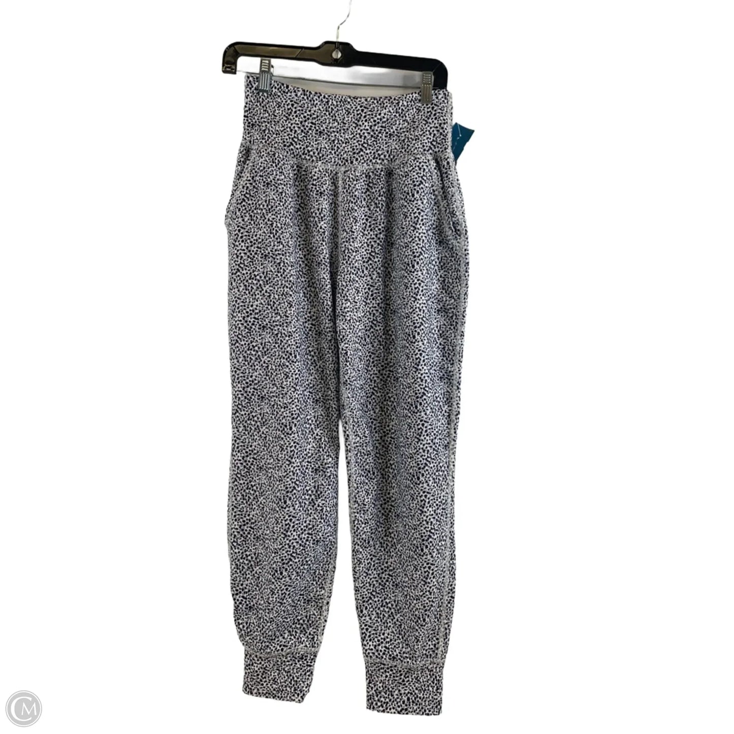 Athletic Leggings By Old Navy In Black & Grey, Size: M