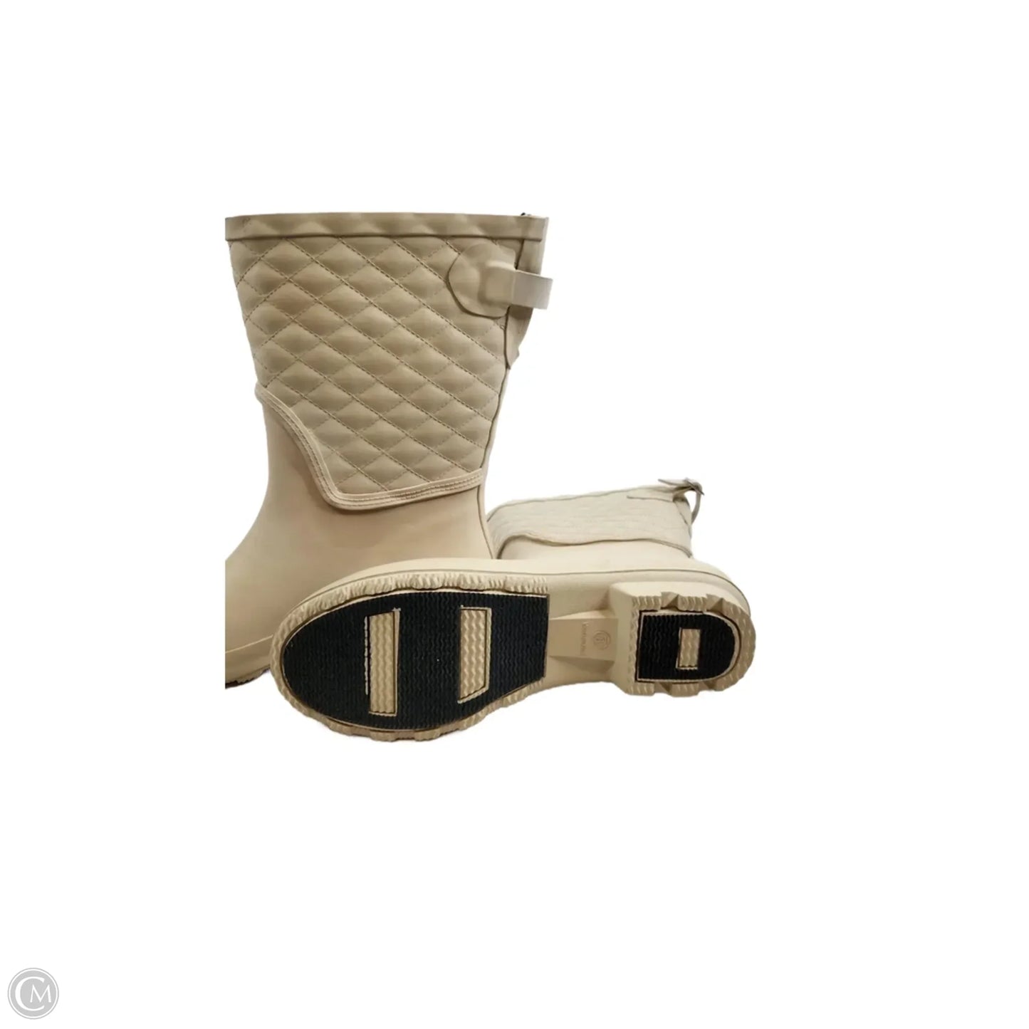 Boots Rain By Time And Tru In Ivory, Size: 9