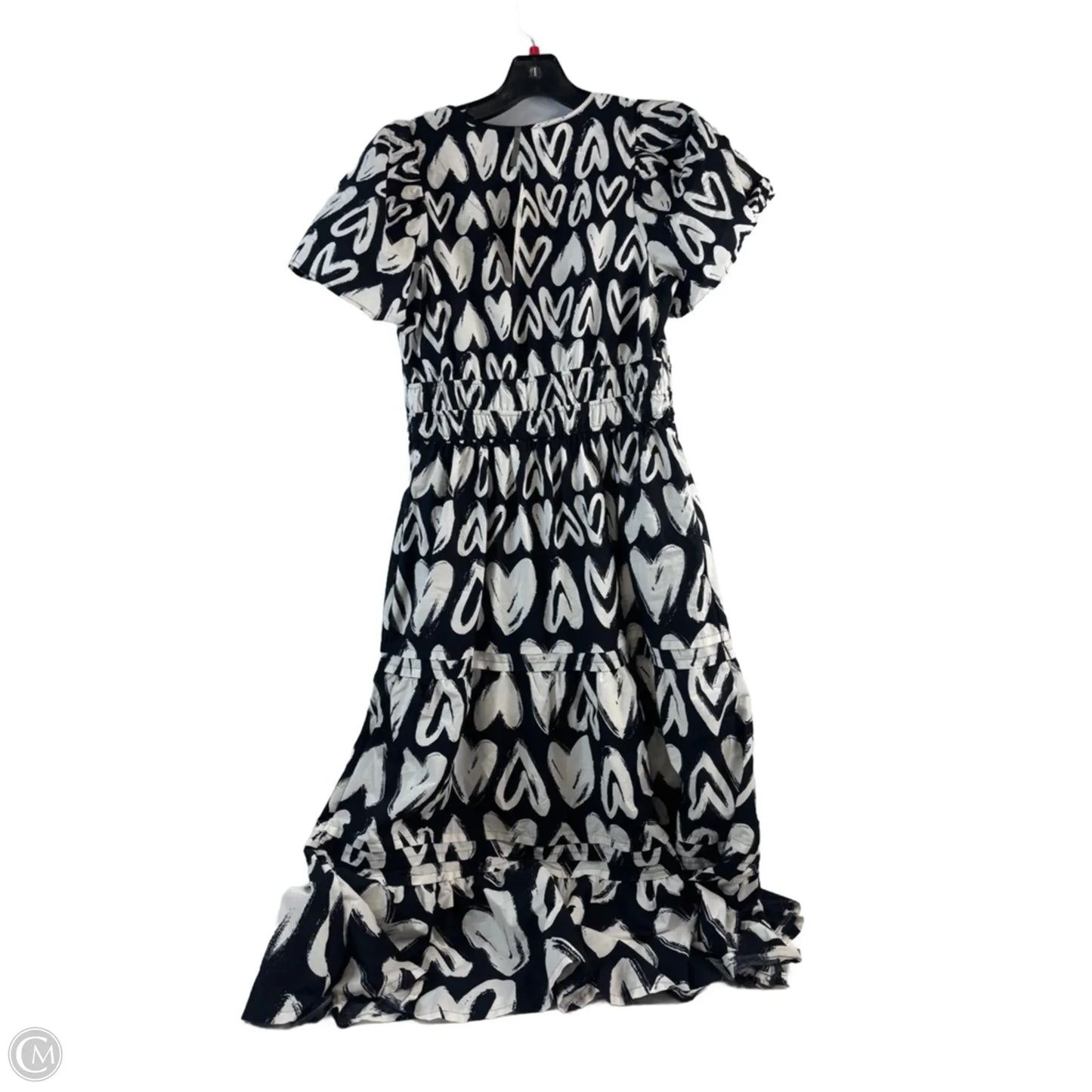 Dress Casual Maxi By Anthropologie In Black & White, Size: Xs
