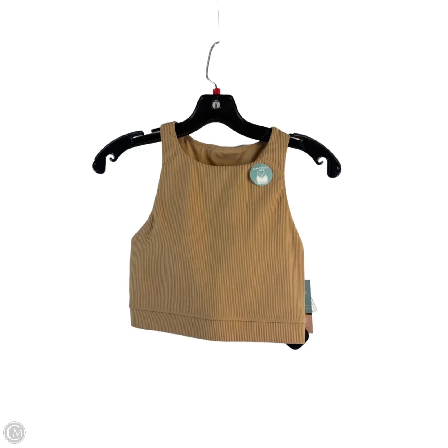 Athletic Bra By Clothes Mentor In Tan, Size: S