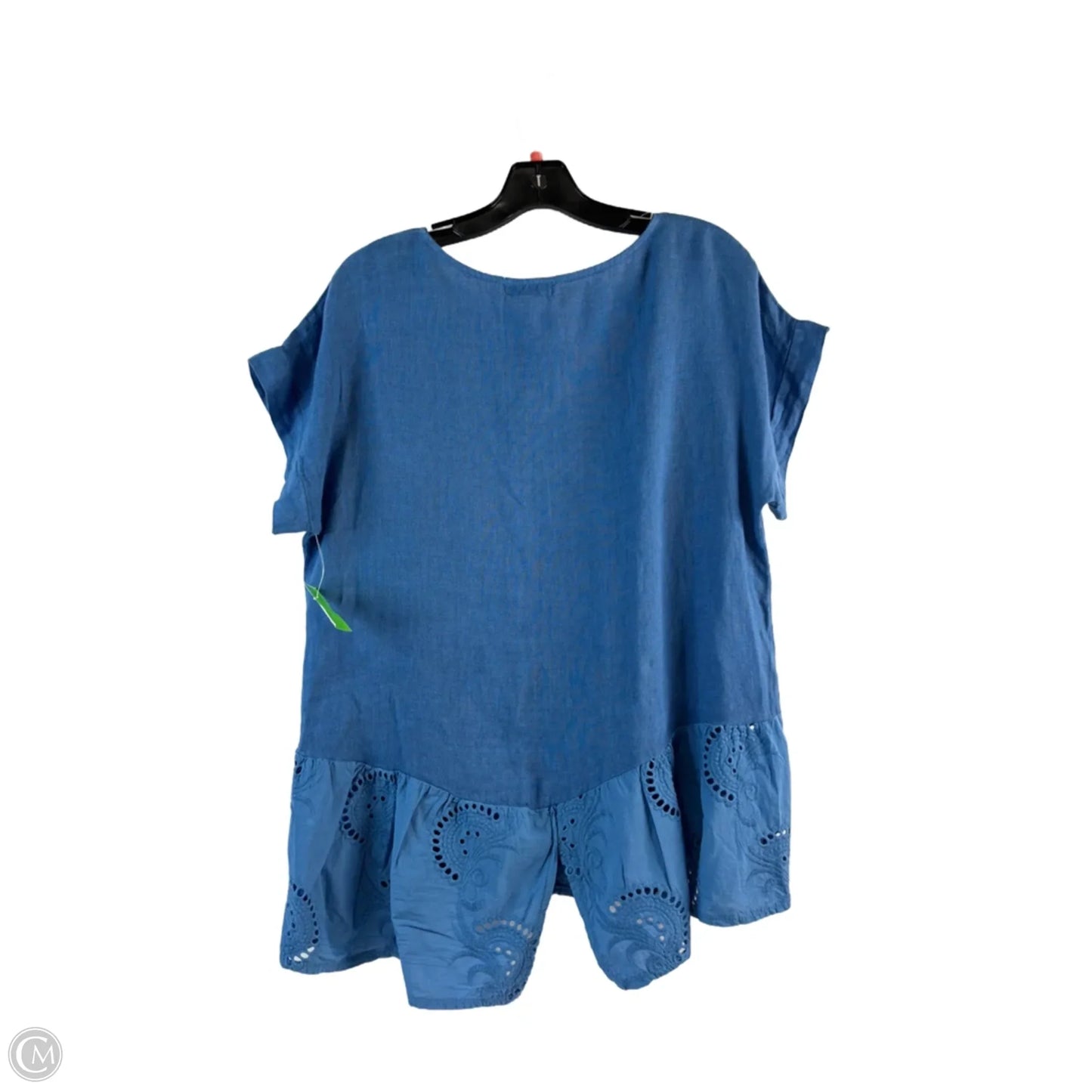 Top Short Sleeve By Terzo Millennio In Blue, Size: S