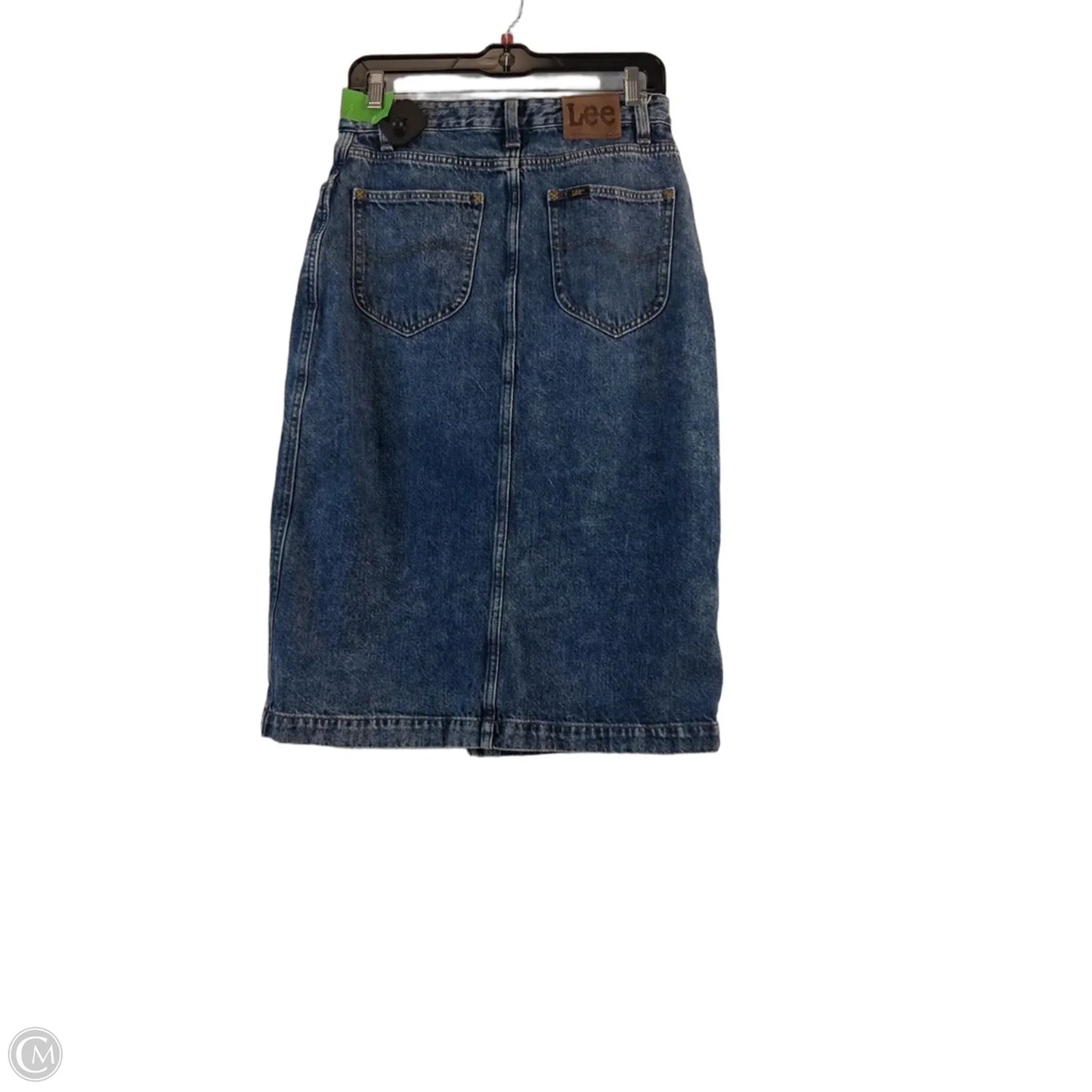 Skirt Midi By Lee In Blue Denim, Size: 8