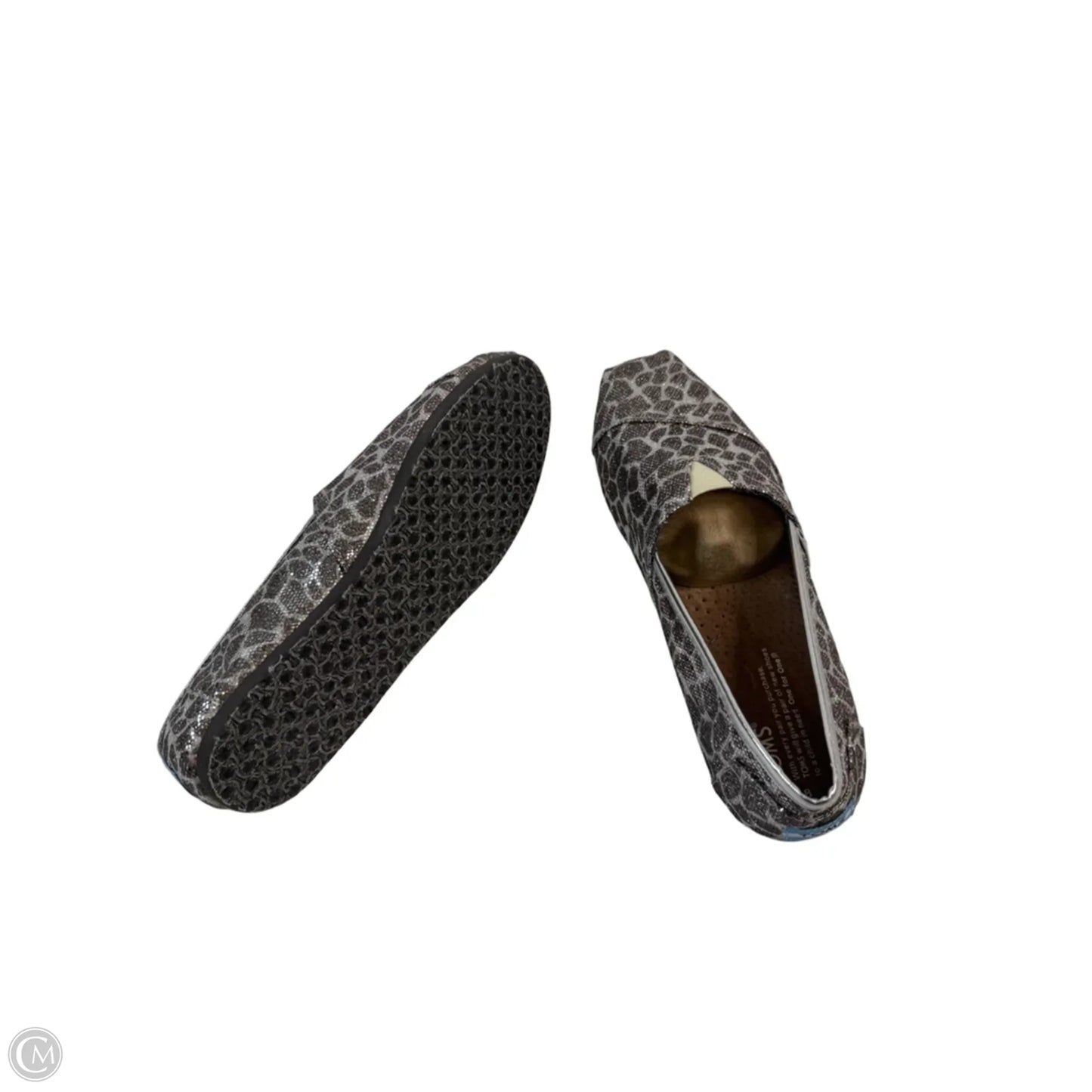 Shoes Flats By Toms In Snakeskin Print, Size: 8