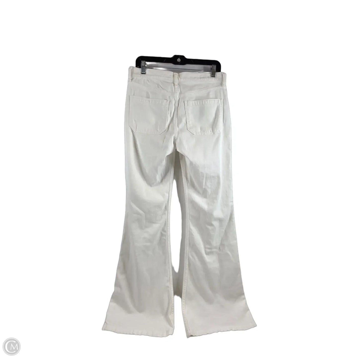 Jeans Flared By Gap In White, Size: 4