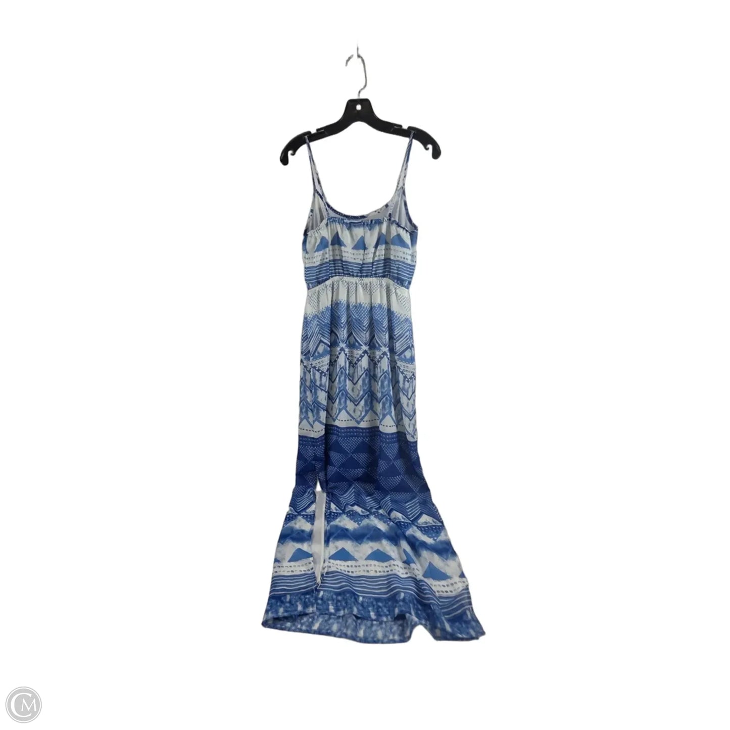 Dress Casual Maxi By Old Navy In Blue & White, Size: S