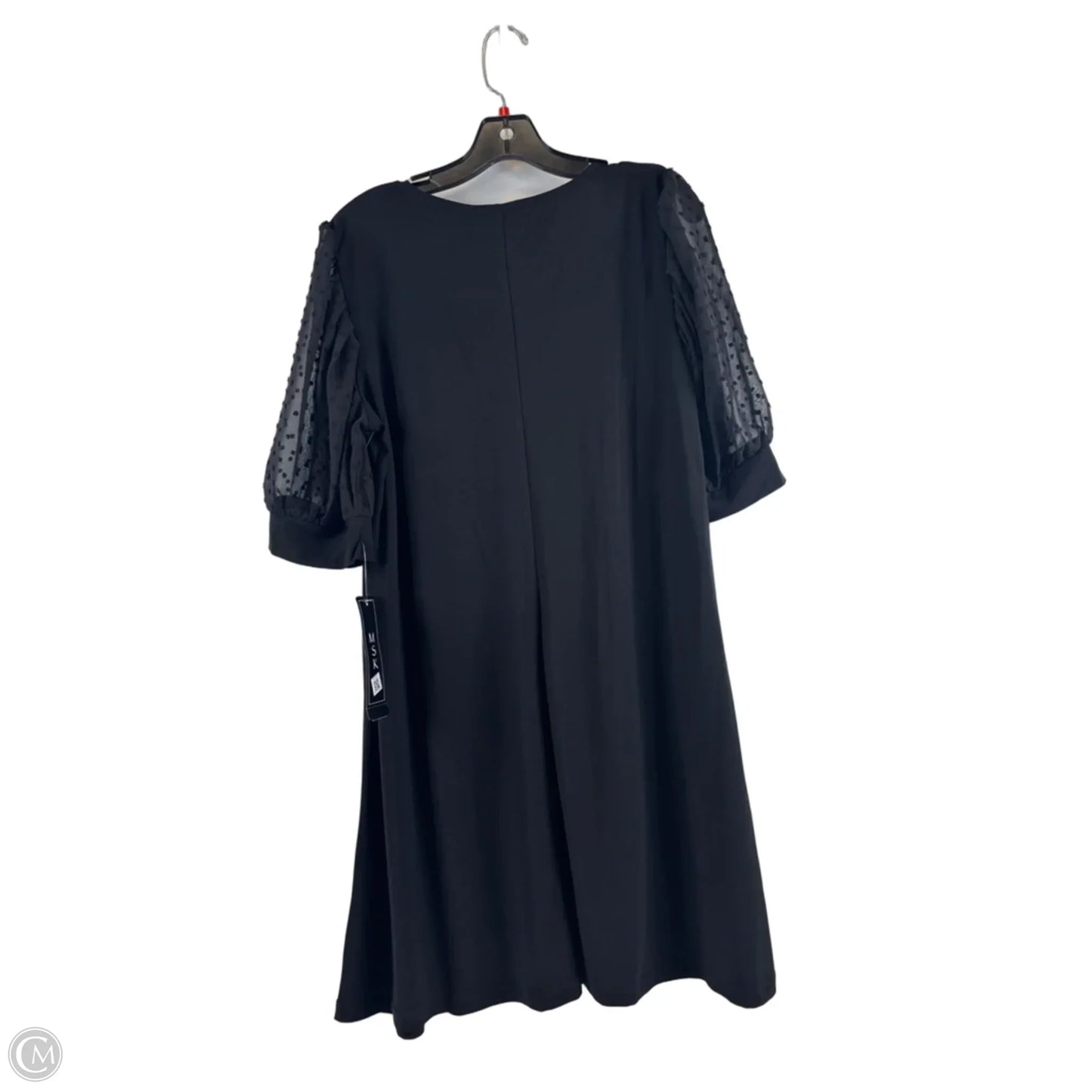 Dress Casual Midi By Msk In Black, Size: Xl