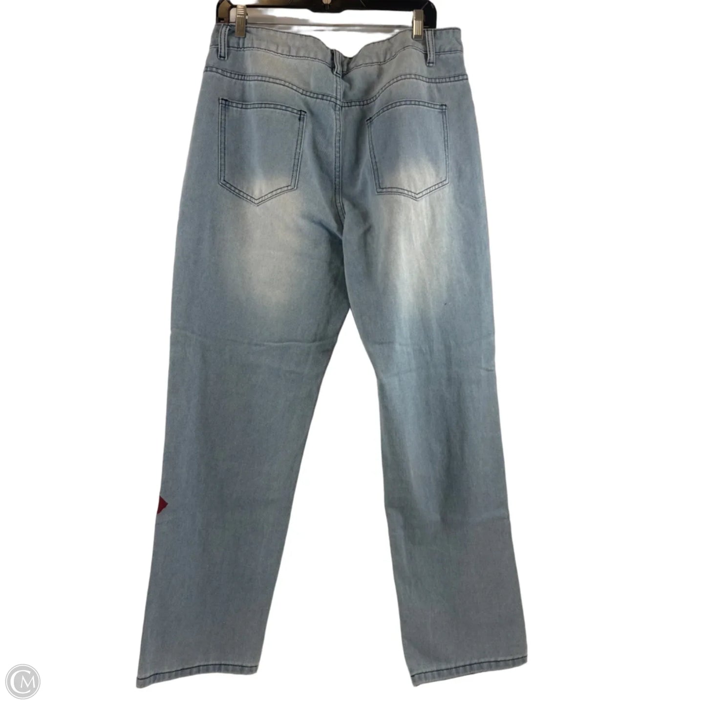 Jeans Straight By Clothes Mentor In Blue Denim, Size: 14