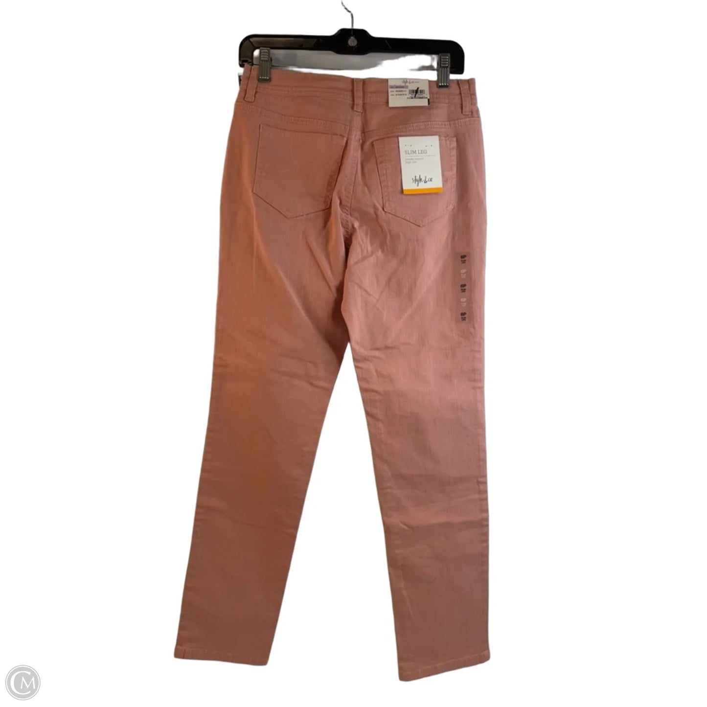 Jeans Skinny By Style And Company In Peach, Size: 6p