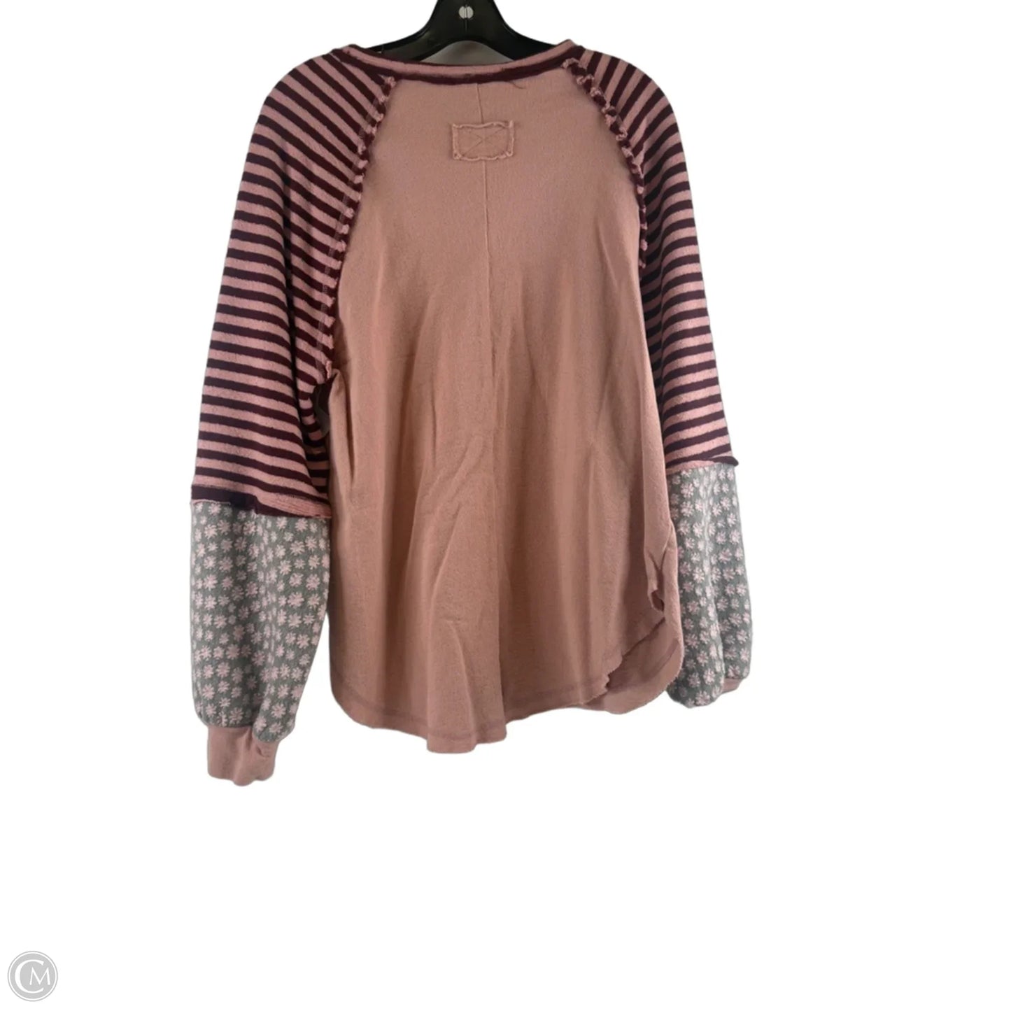 Top Long Sleeve By Clothes Mentor In Mauve, Size: L