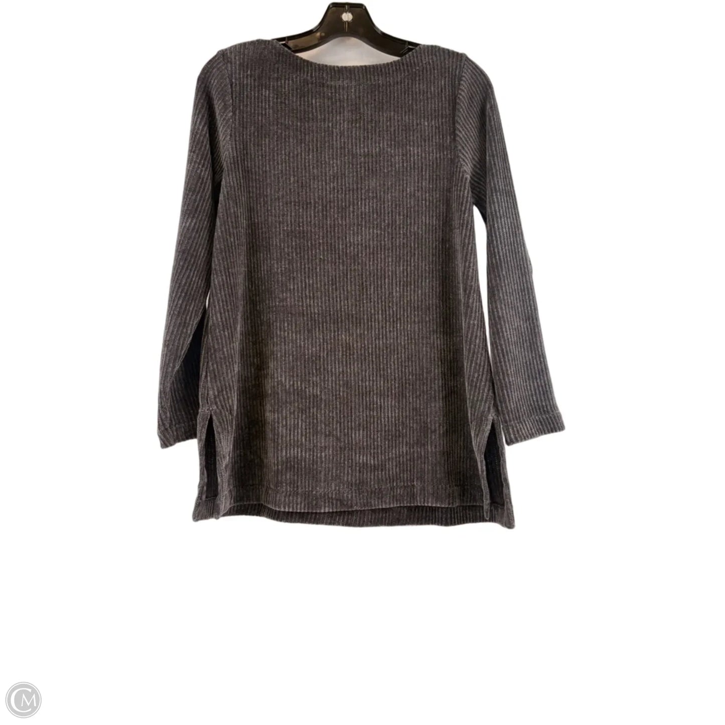 Top Long Sleeve By J. Jill In Grey, Size: Sp
