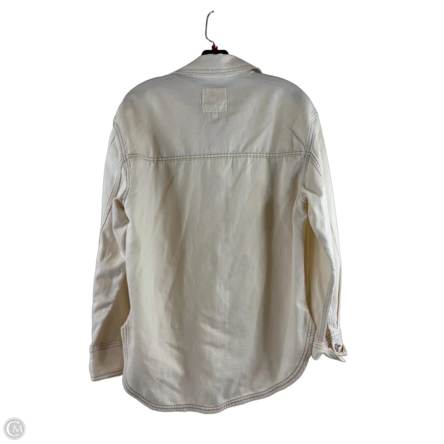 Top Long Sleeve By Aerie In Cream, Size: S