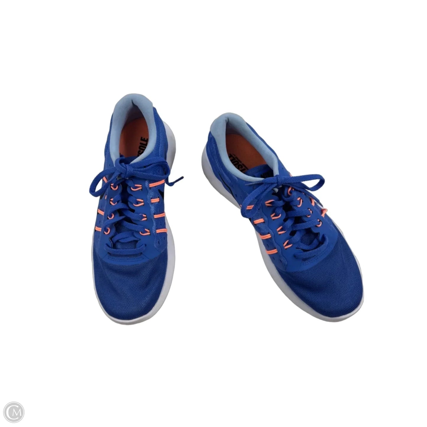 Shoes Athletic By Nike Apparel In Blue & White, Size: 8