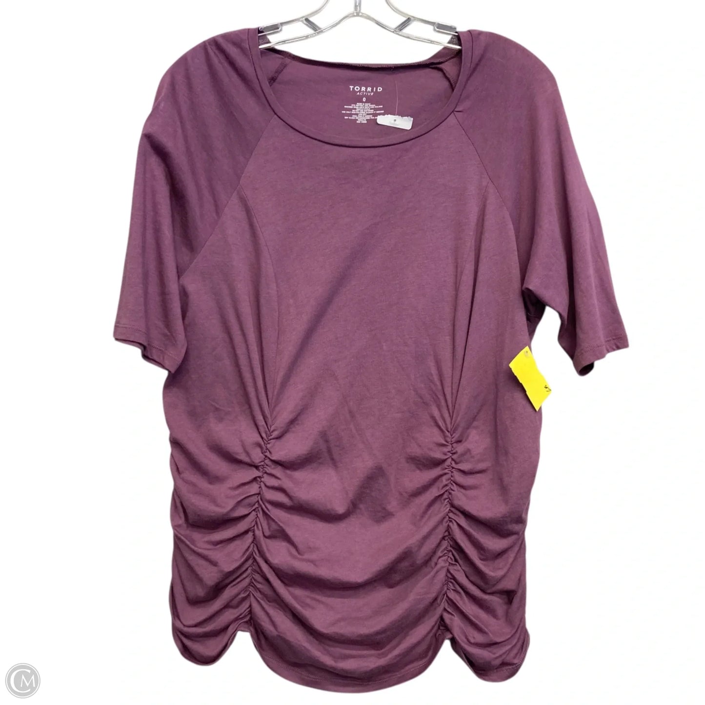 Athletic Top Short Sleeve By Torrid In Purple, Size: L