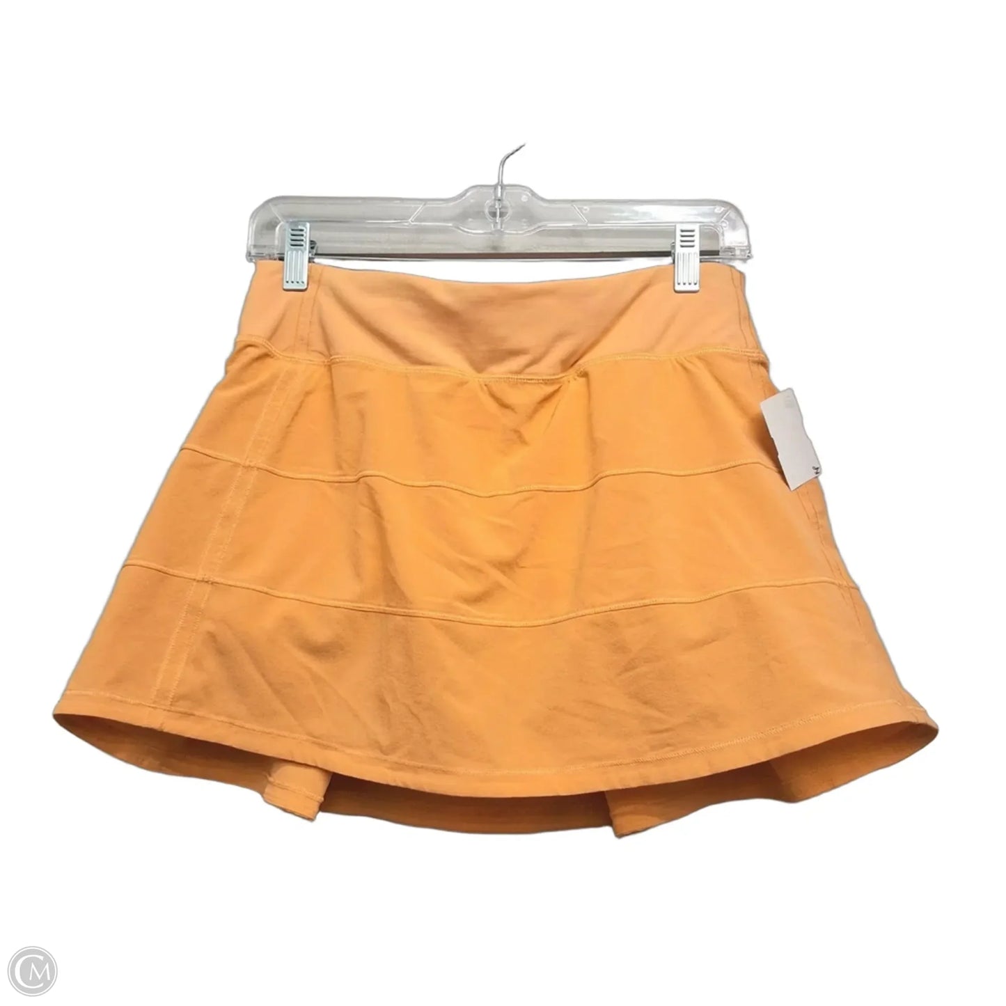 Athletic Skort By Lululemon In Orange, Size: S