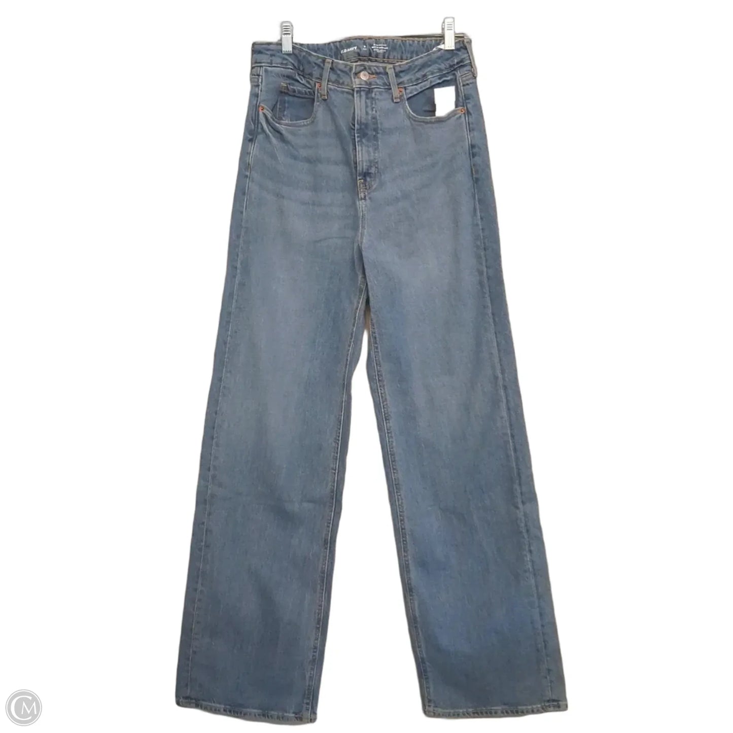Jeans Wide Leg By Old Navy In Blue Denim, Size: 8 Tall