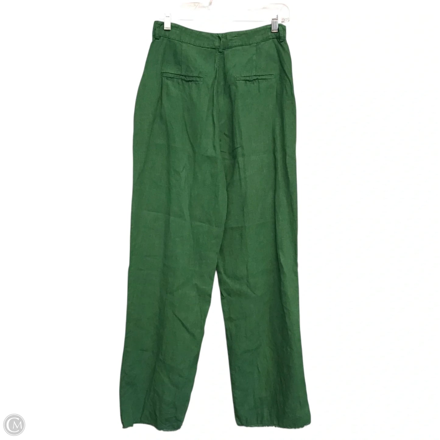Pants Linen By Zara In Green, Size: 0