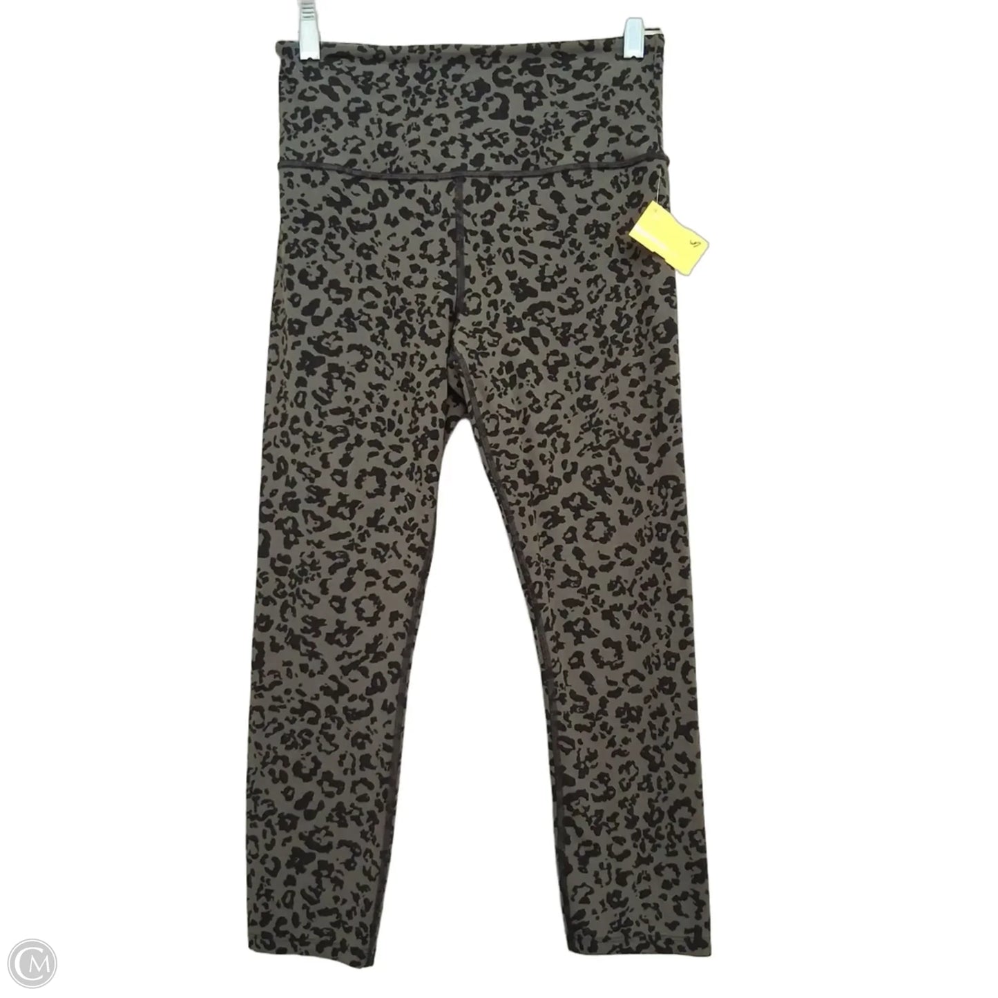 Athletic Leggings Capris By Athleta In Black & Green, Size: S