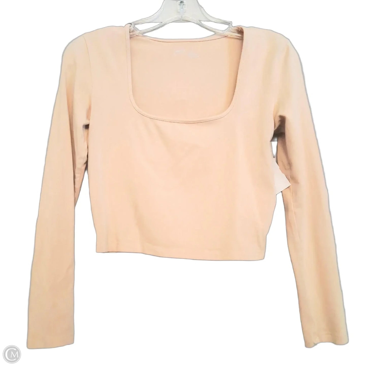 Top Long Sleeve By Aerie In Tan, Size: Xs