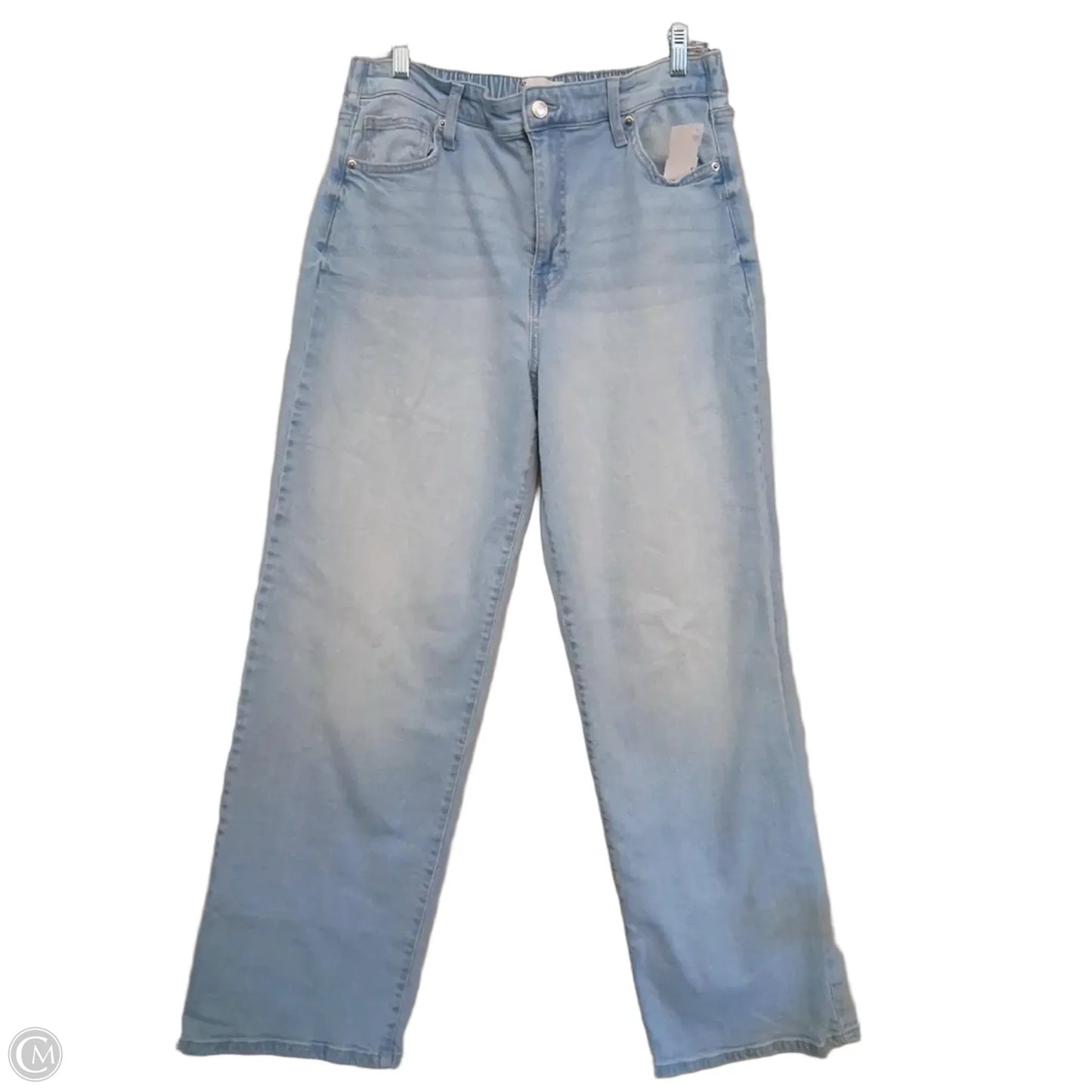 Jeans Wide Leg By No Boundaries In Blue Denim, Size: 16
