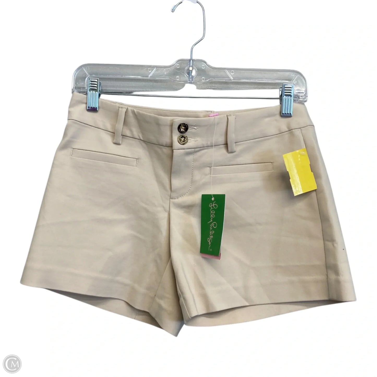 Shorts Designer By Lilly Pulitzer In Beige, Size: 0