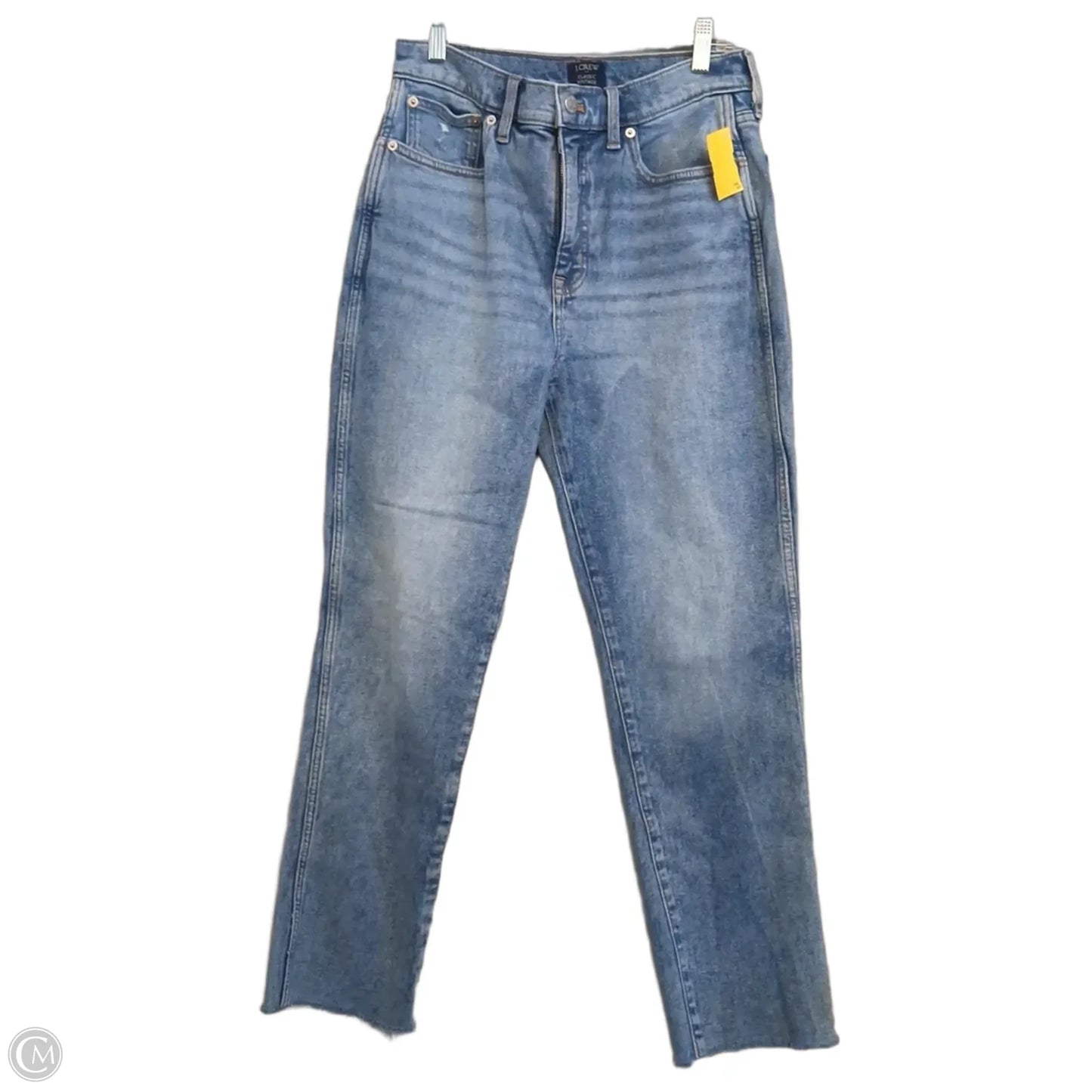 Jeans Straight By J. Crew In Blue Denim, Size: 6