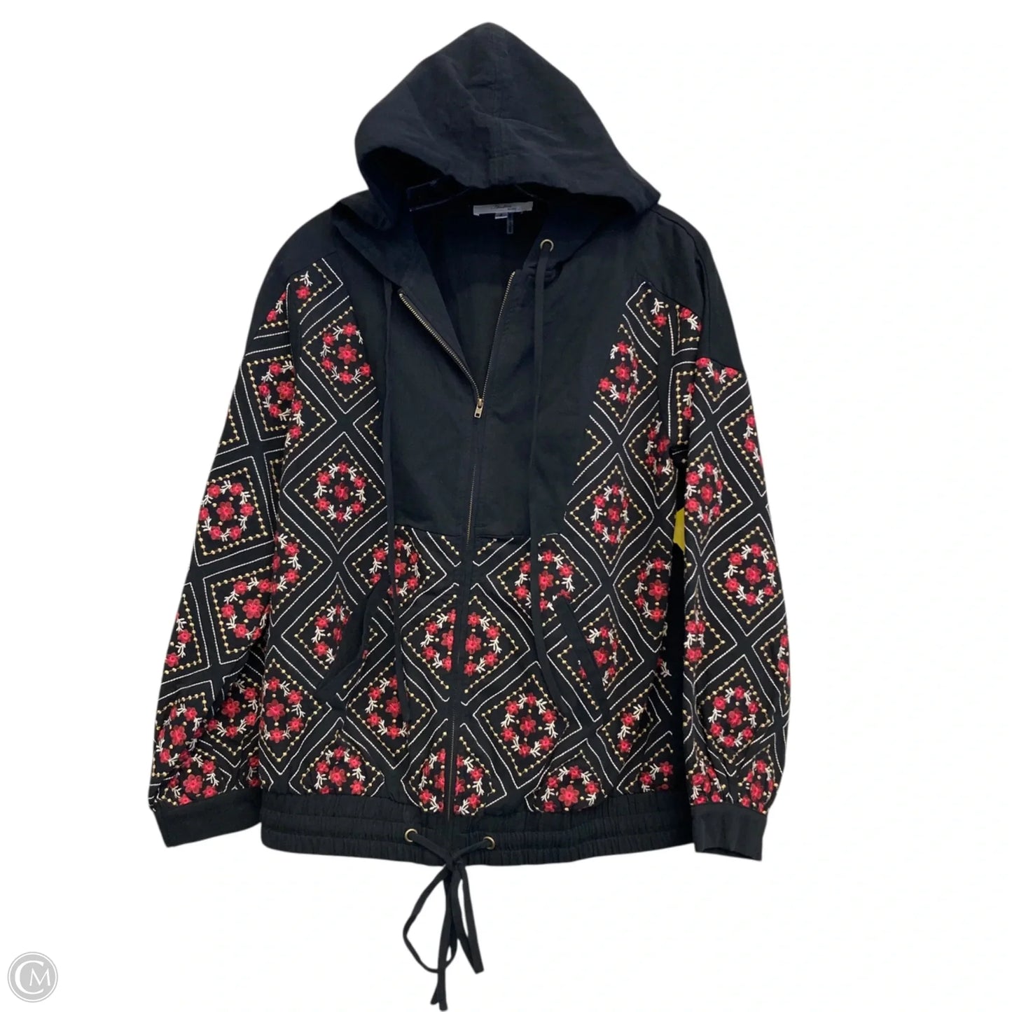 Jacket Other By Andree By Unit In Black & Red, Size: S