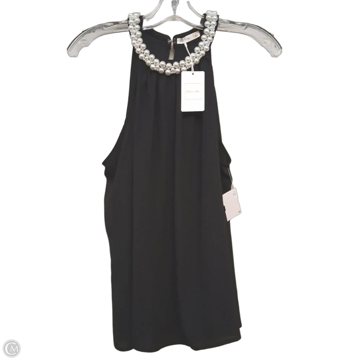 Top Sleeveless By Active Usa In Black, Size: L