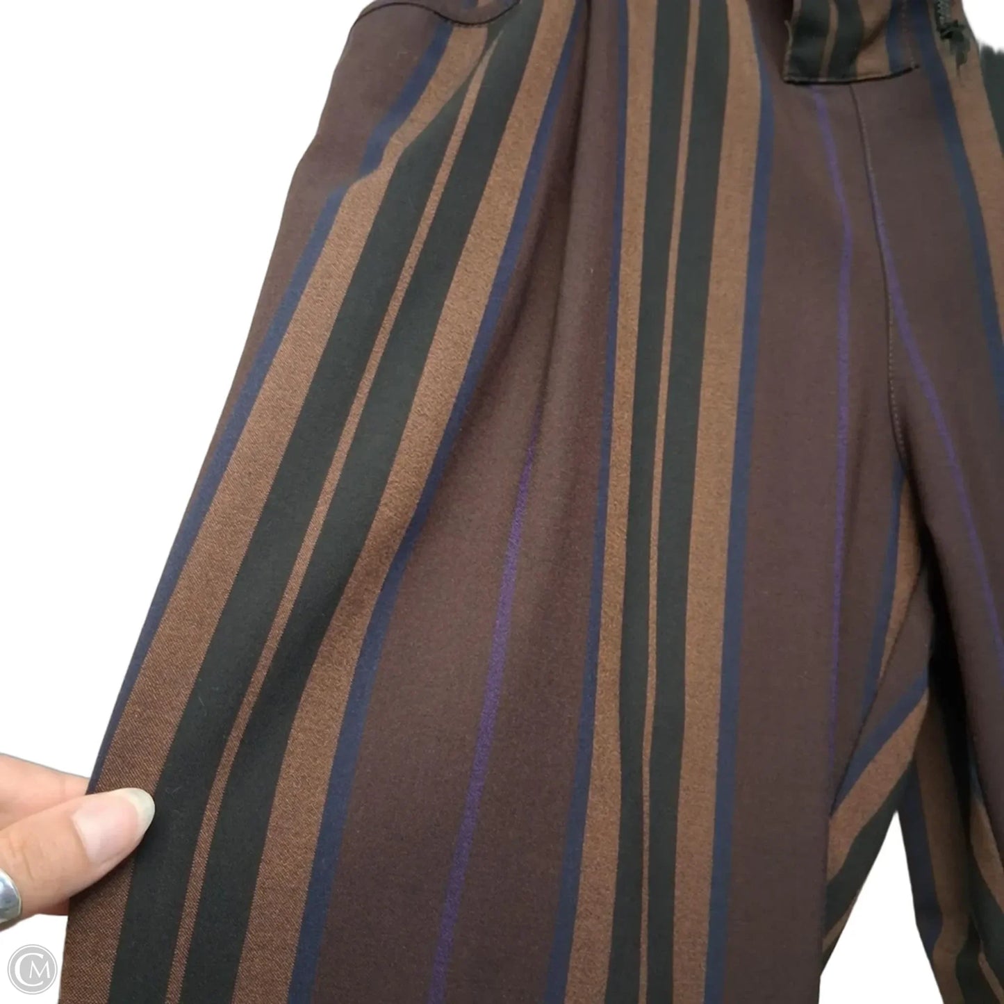 Pants Lounge By Zara In Striped Pattern, Size: 0