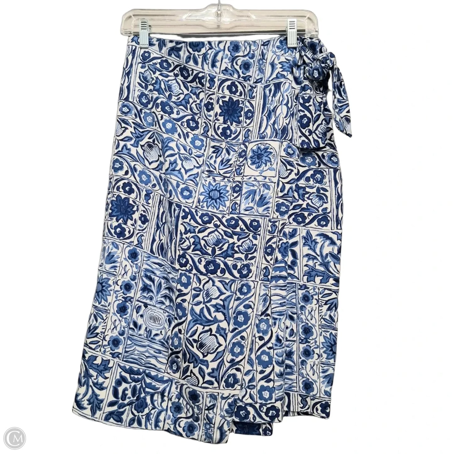 Skirt Midi By Ann Taylor In Blue, Size: 4p