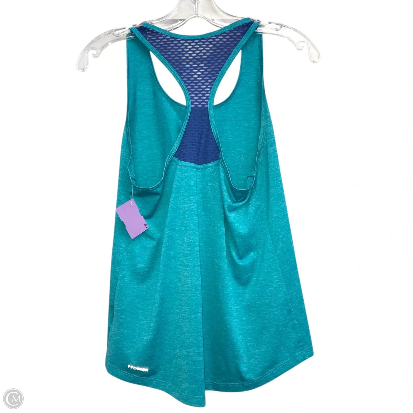 Athletic Tank Top By Reebok In Teal, Size: S