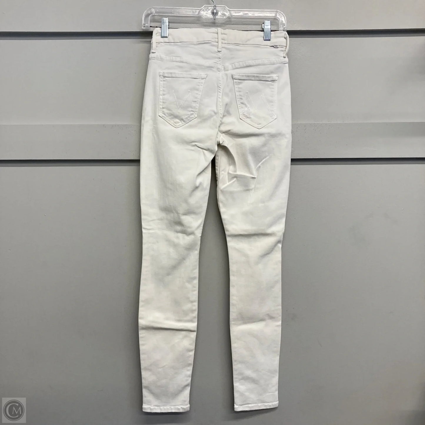 Jeans Skinny By Mother In Cream, Size: 2