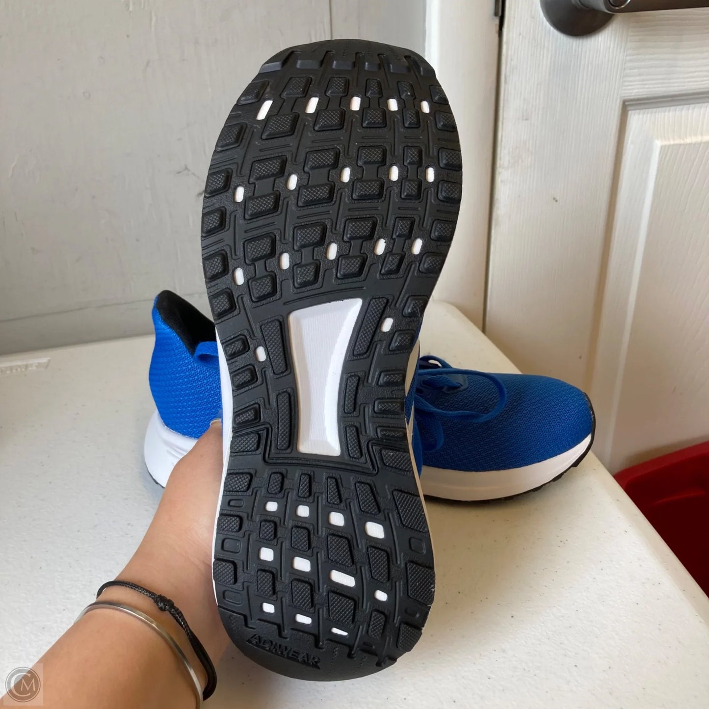 Shoes Athletic By Adidas In Blue & White, Size: 6