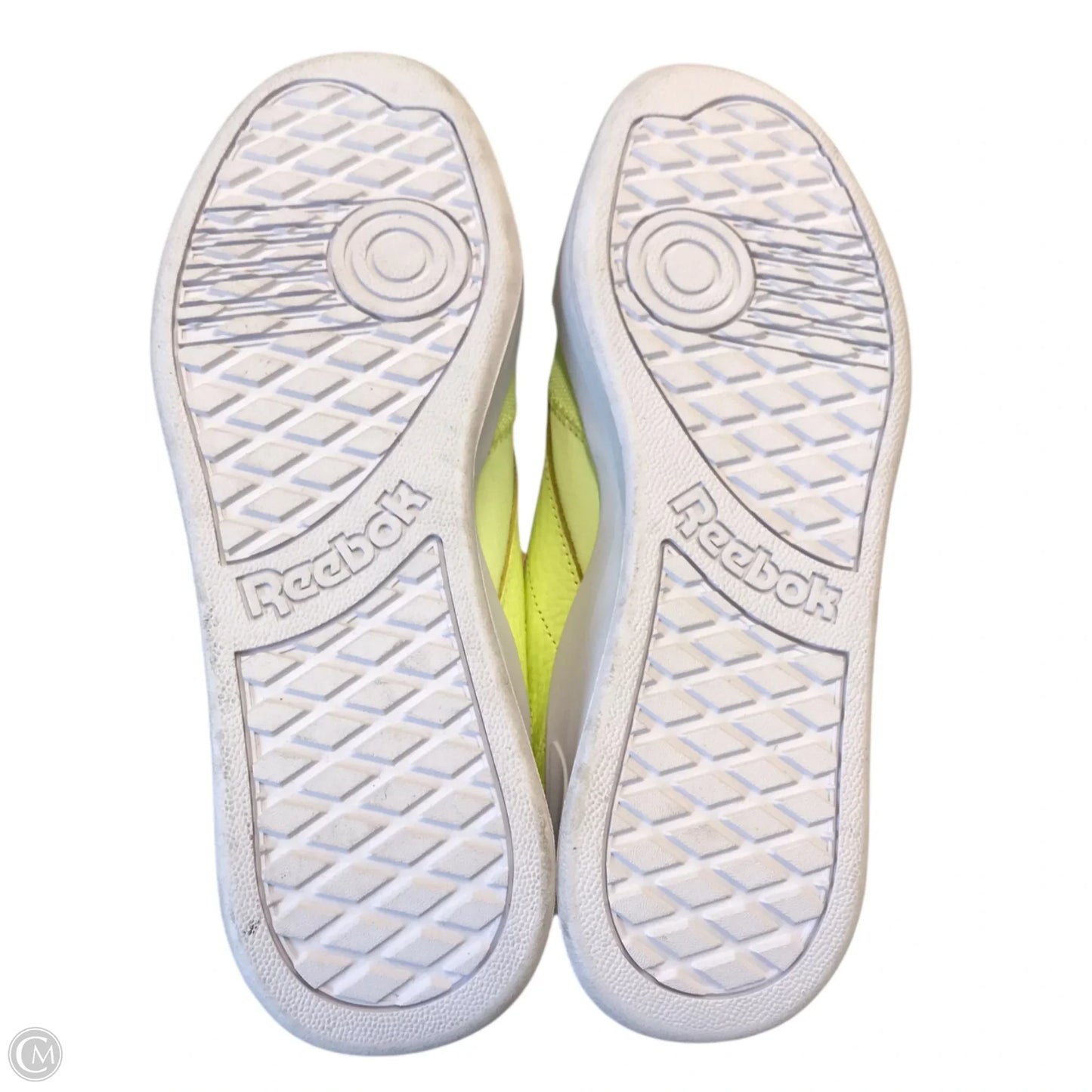 Shoes Athletic By Reebok In Yellow, Size: 7