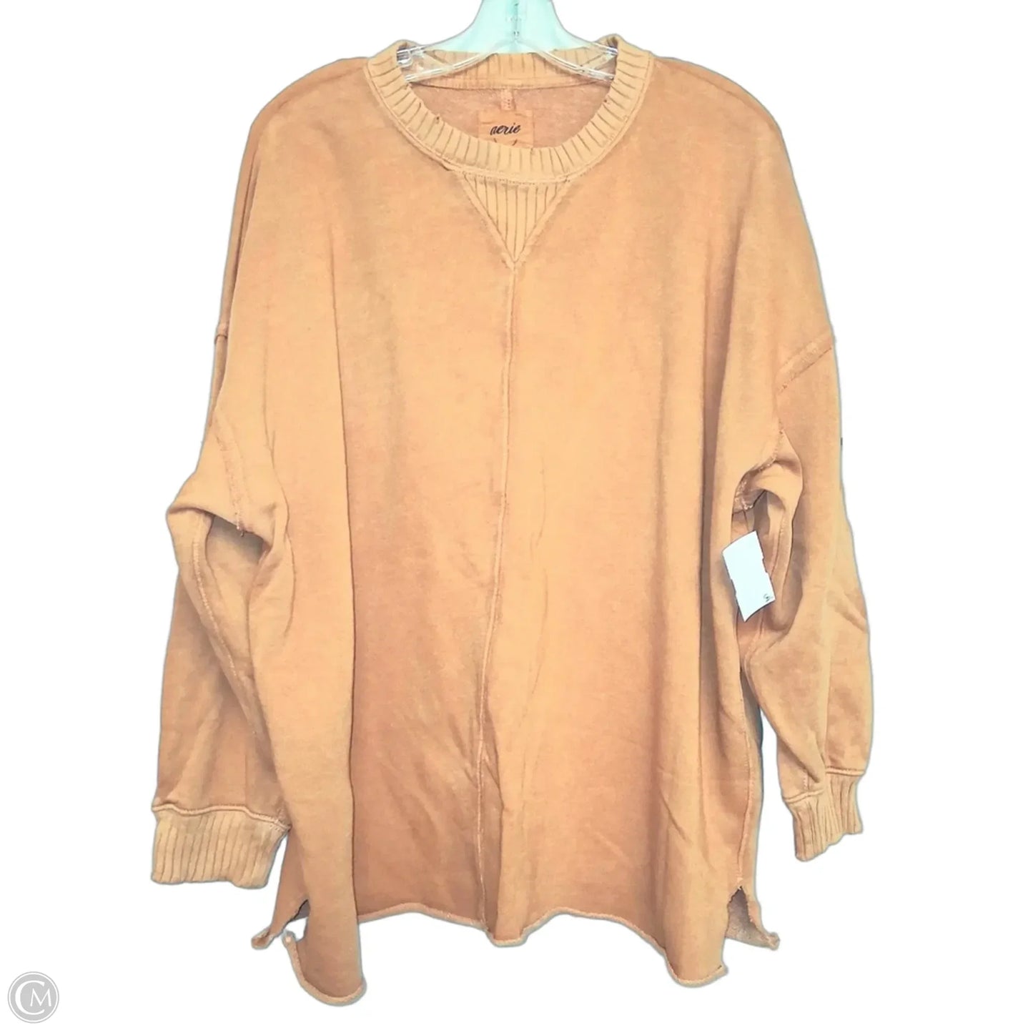 Sweatshirt Crewneck By Aerie In Gold, Size: M