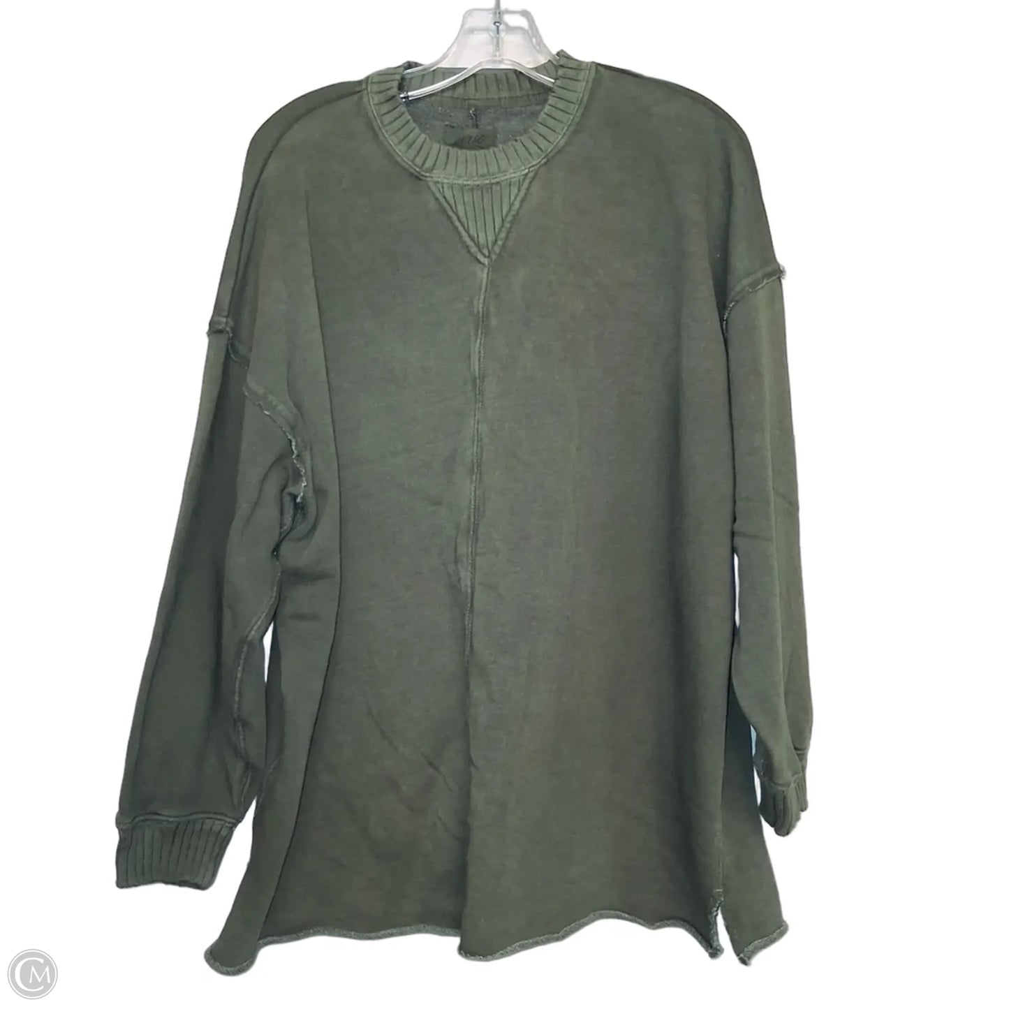 Sweatshirt Crewneck By Aerie In Green, Size: S