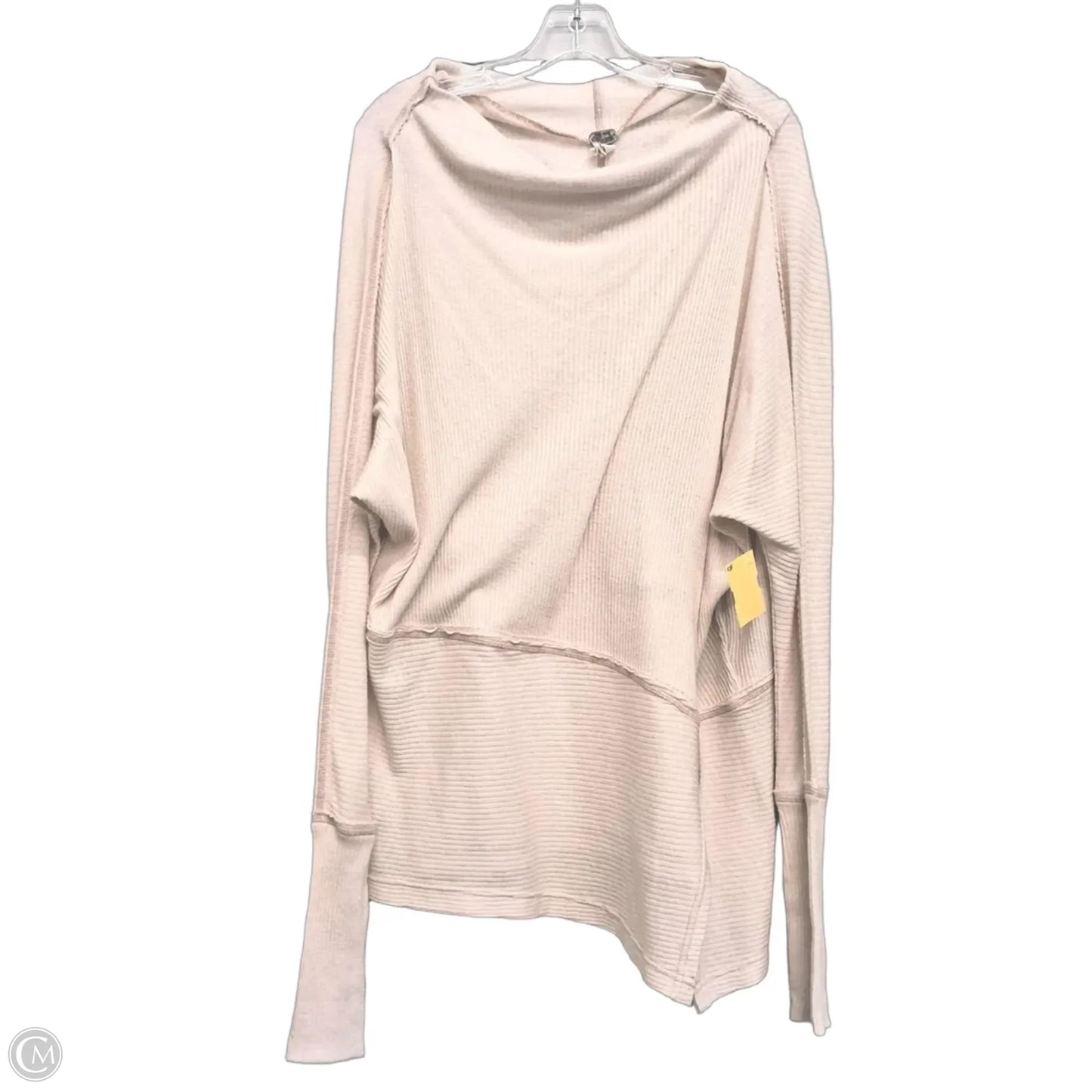Top Long Sleeve By Free People In Cream, Size: S