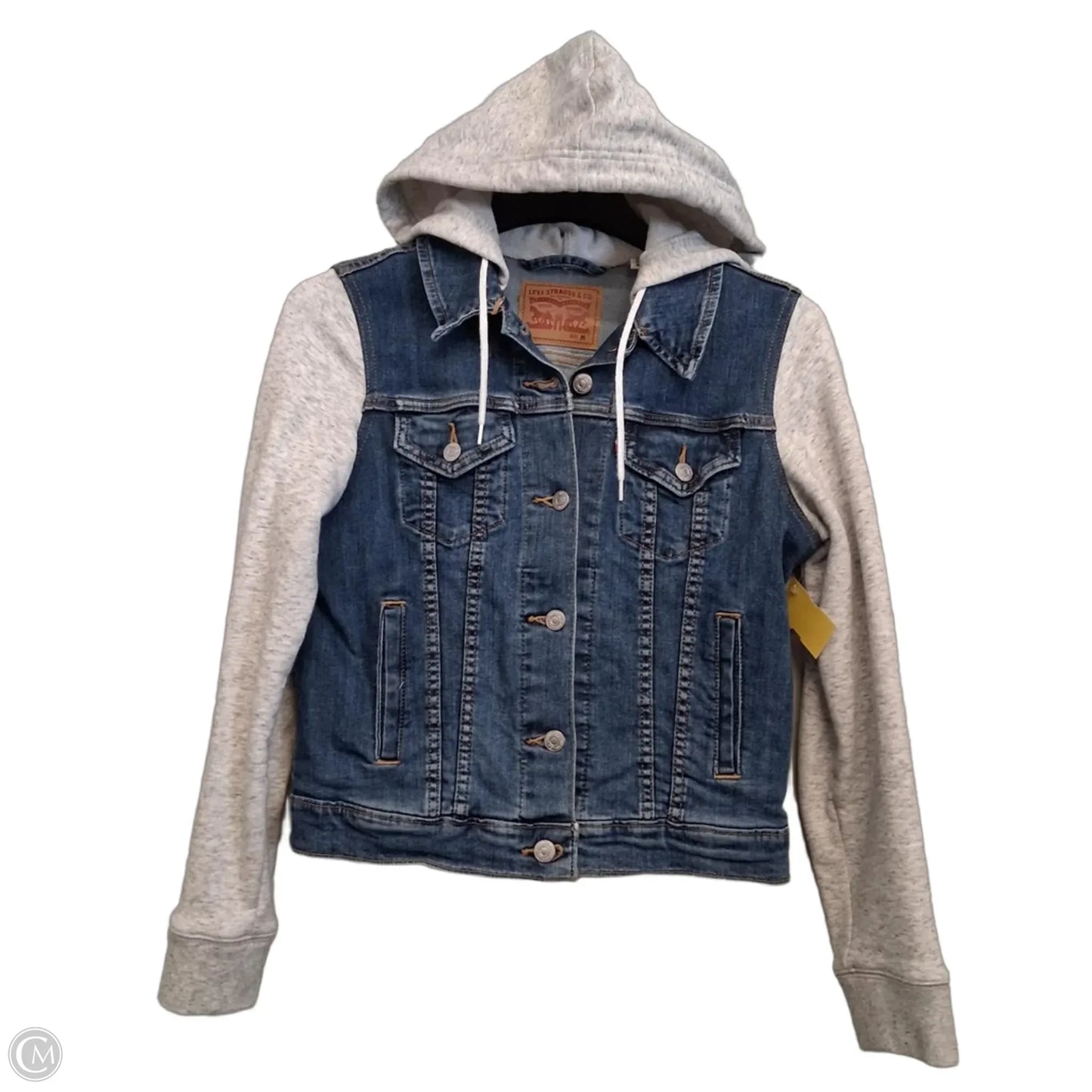 Jacket Denim By Levis In Blue Denim, Size: M