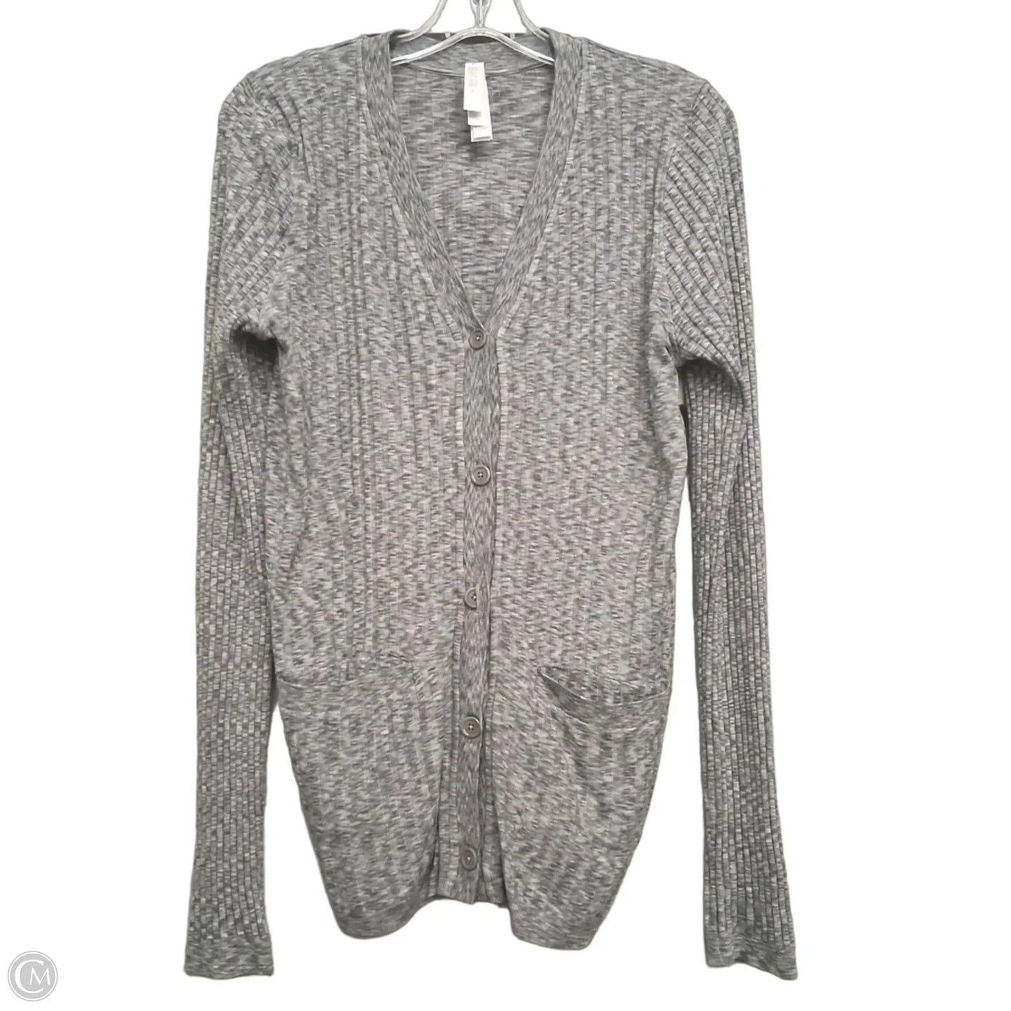 Sweater Cardigan By Athleta In Grey, Size: M