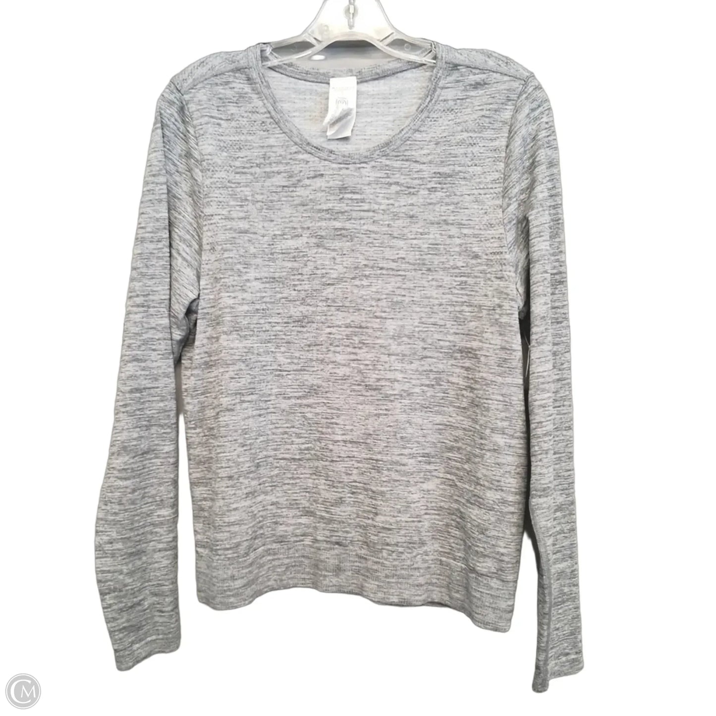 Athletic Top Long Sleeve Crewneck By Athleta In Grey, Size: L