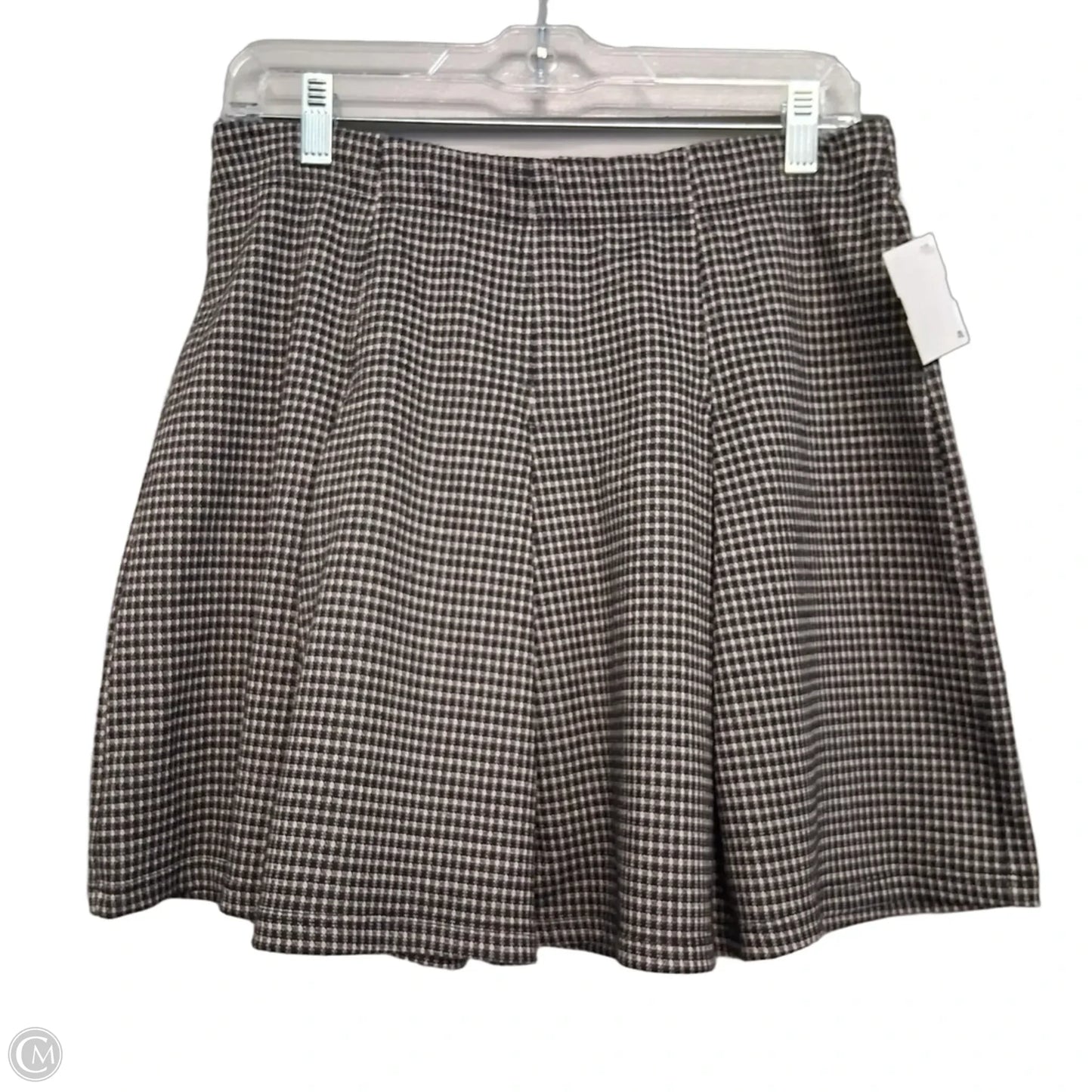 Skirt Mini & Short By Max Studio In Black & Cream, Size: L