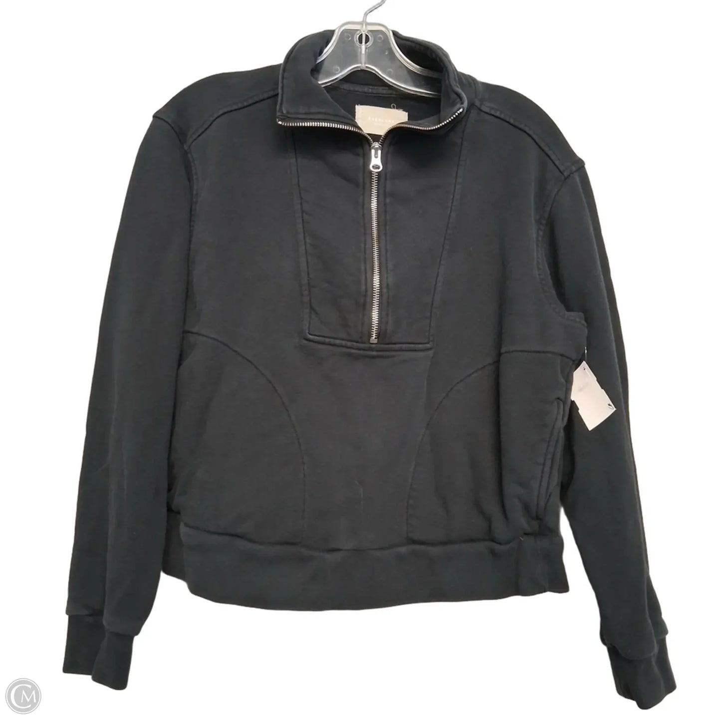 Athletic Sweatshirt Collar By Everlane In Black, Size: Xs