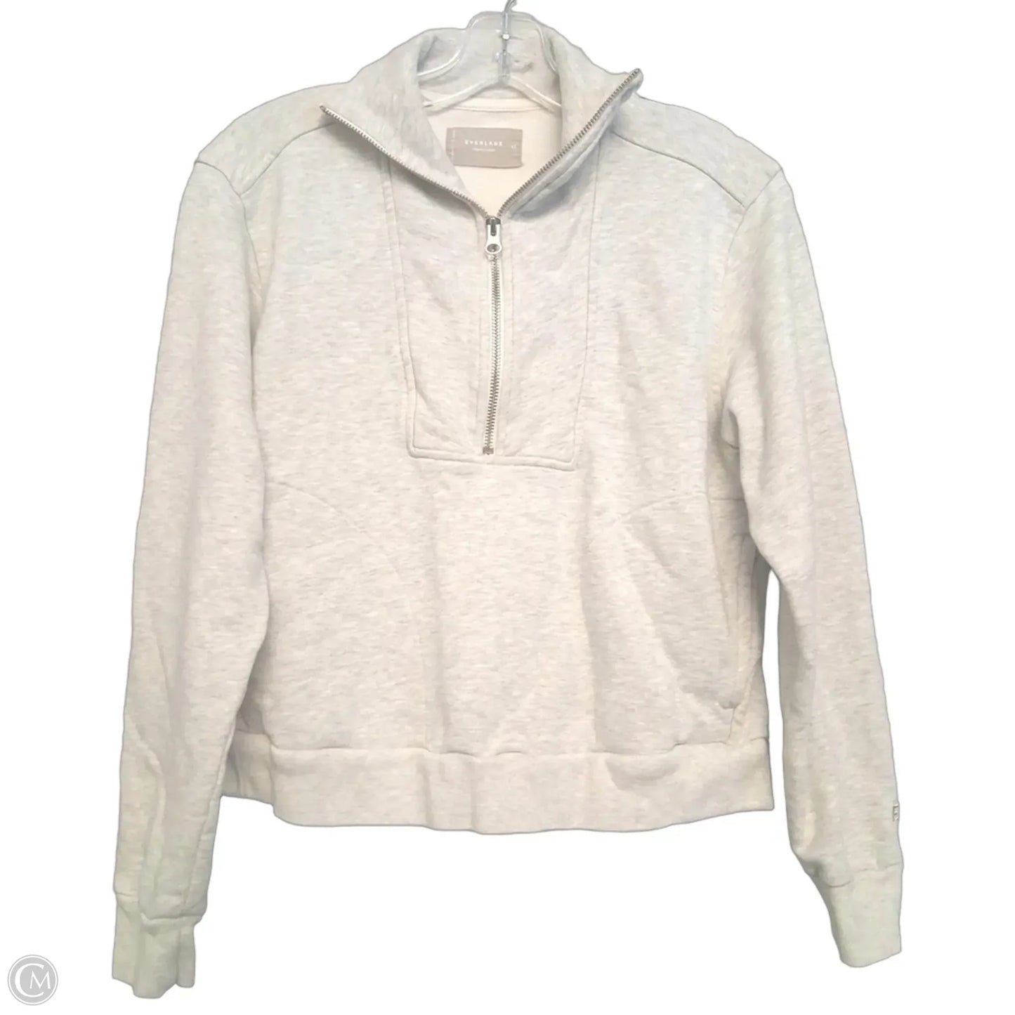 Athletic Sweatshirt Collar By Everlane In Grey, Size: Xs